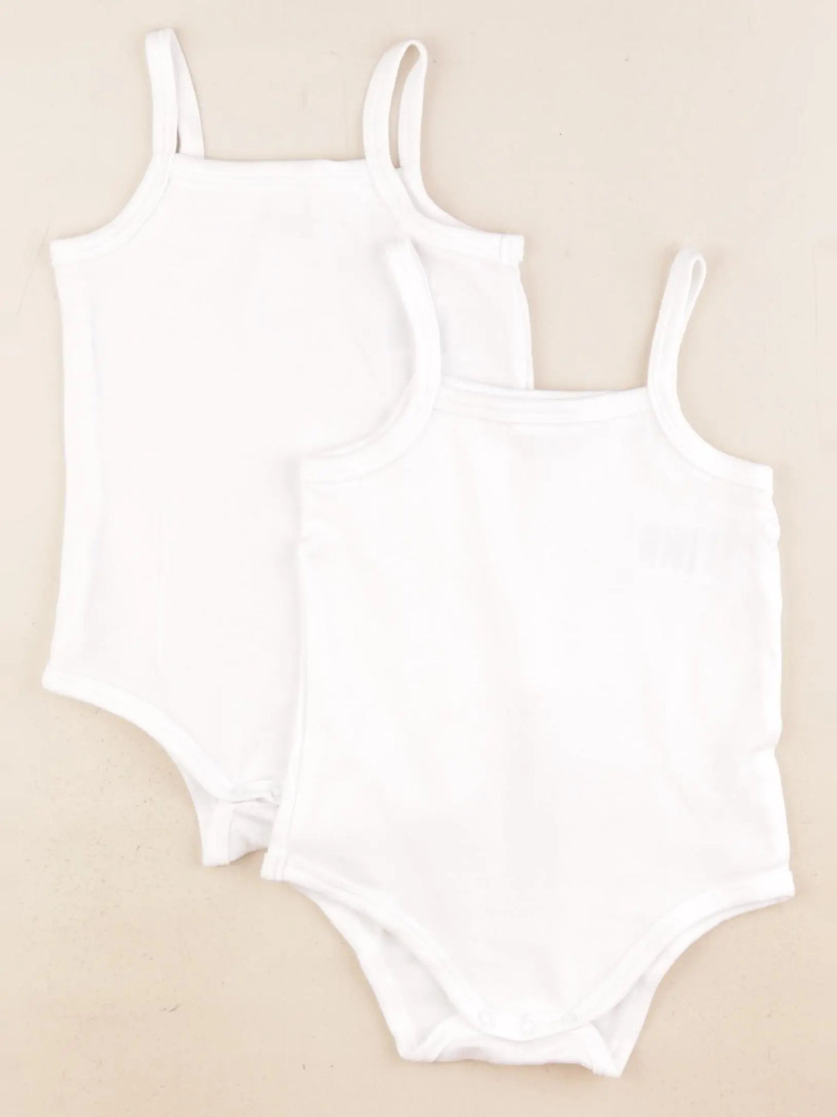 Vertbaudet - lot de 2 bodies en coton blanc - 36 mois