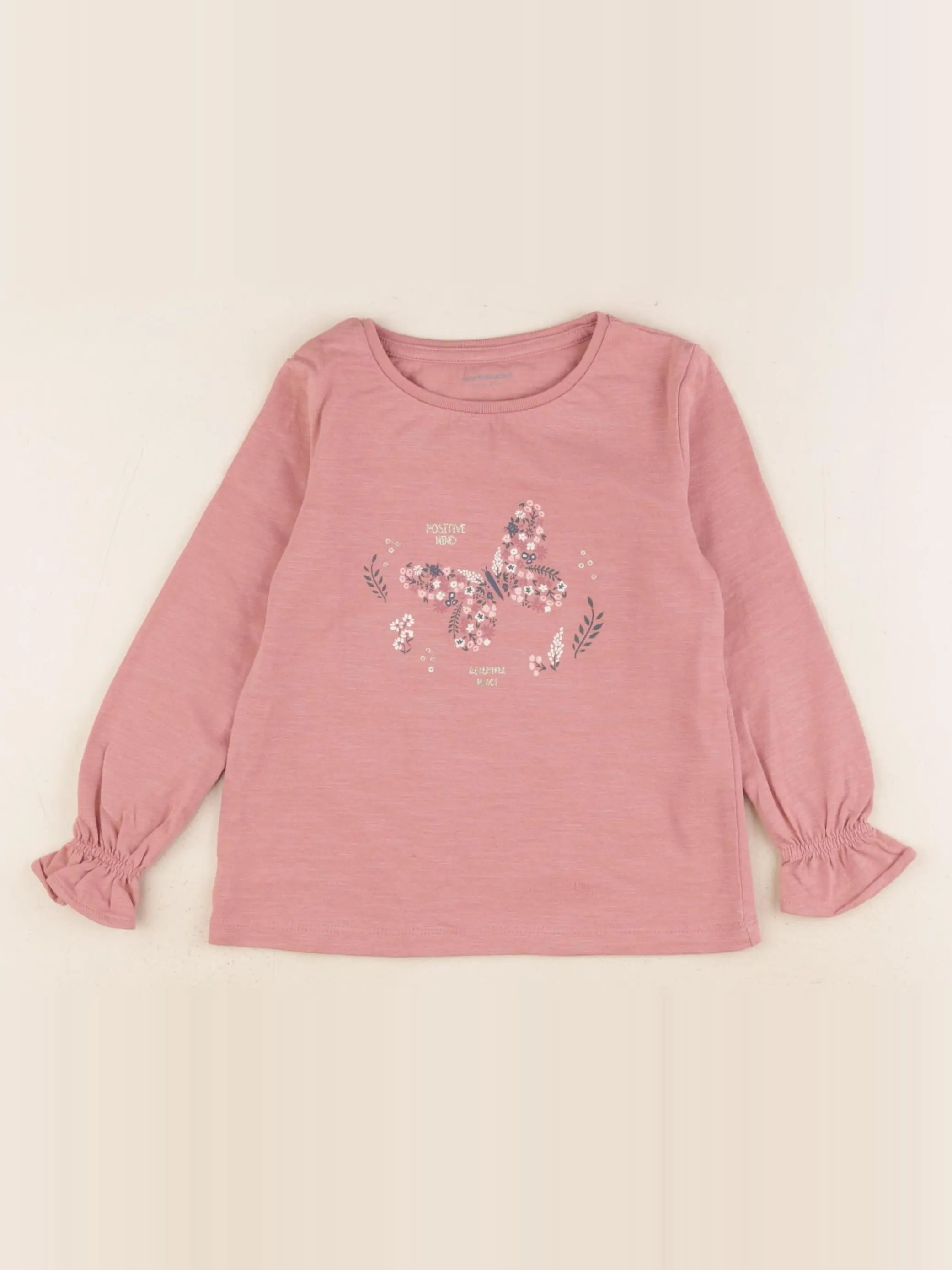 Vertbaudet - tee-shirt rose - 3 ans