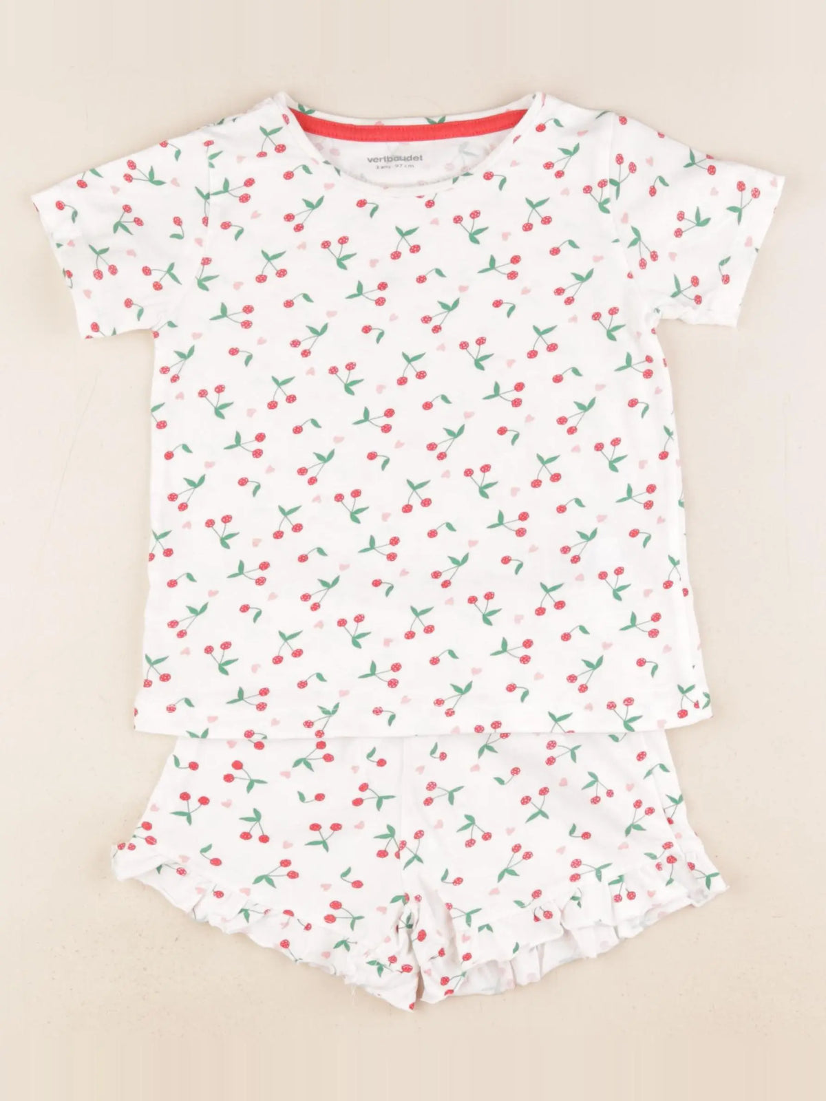 Vertbaudet - pyjama coton multicolore - 3 ans