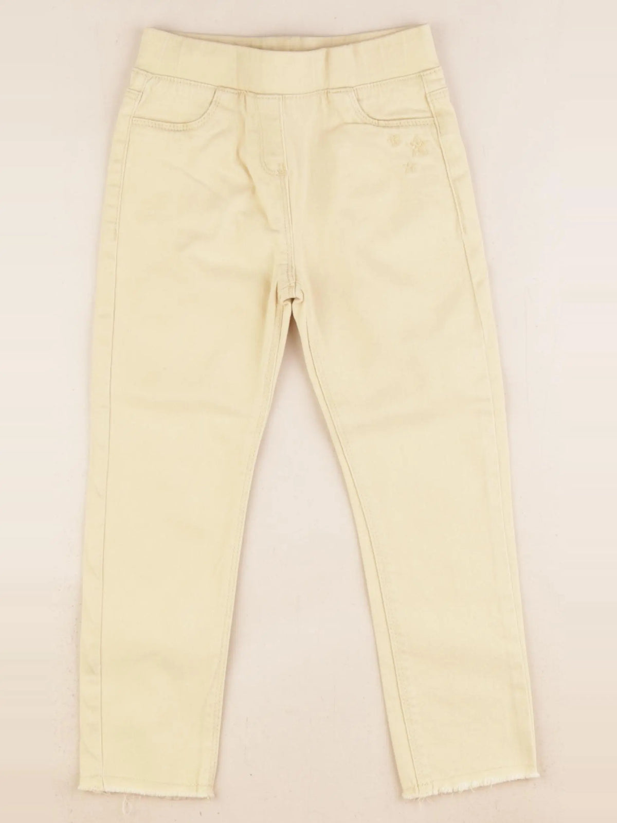 Vertbaudet - jegging jaune - 5 ans
