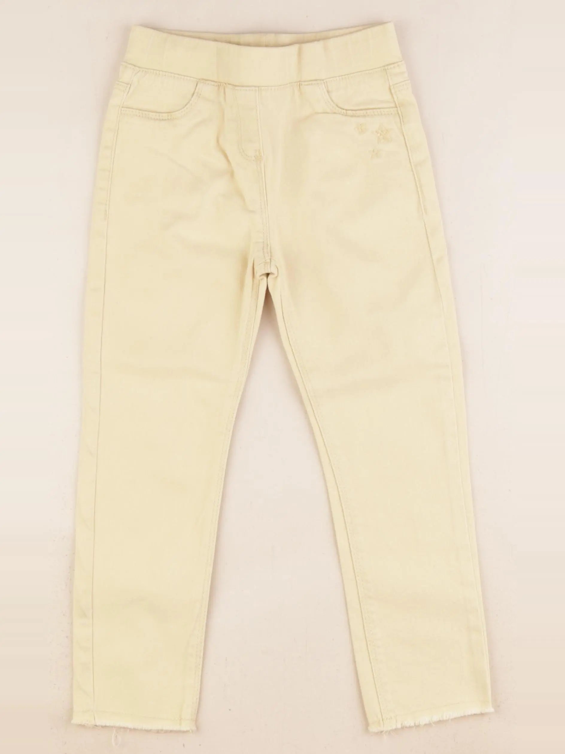 Vertbaudet - jegging jaune - 5 ans