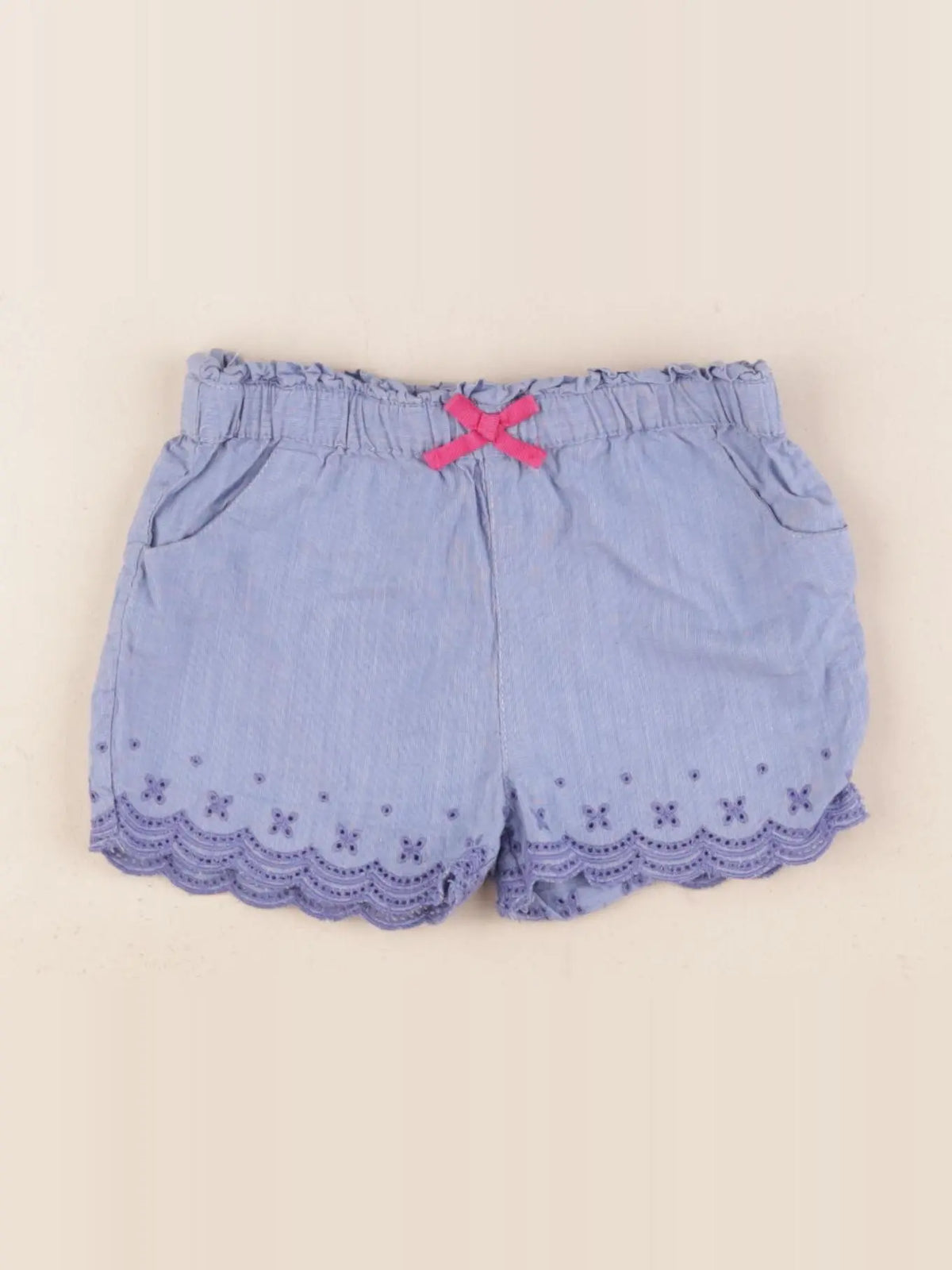 Cadet Rousselle - short bleu - 24 mois