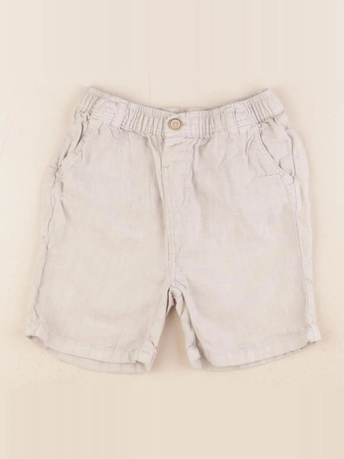 Zara - short beige - 2/3 ans