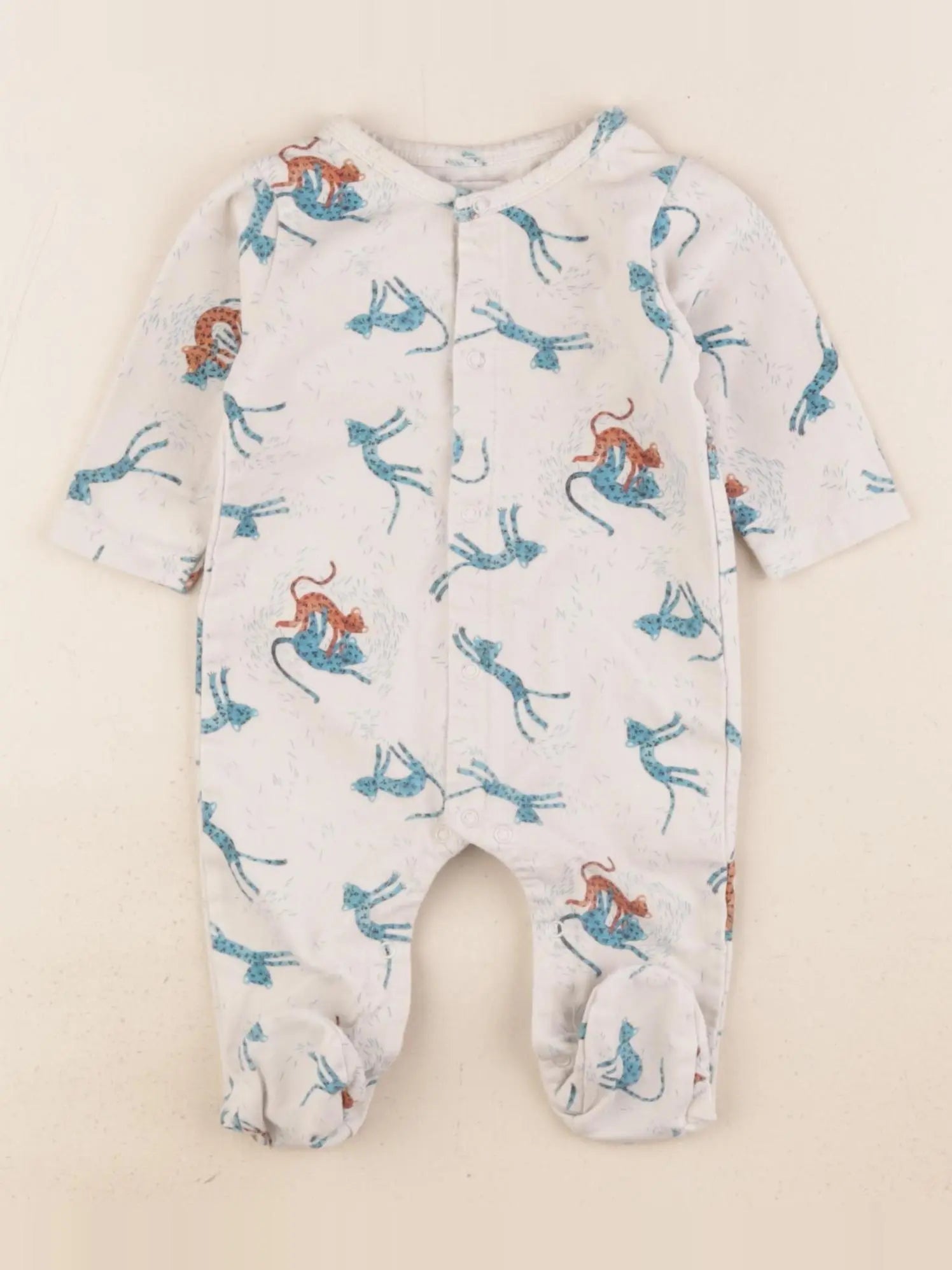 Moulin Roty - pyjama coton multicolore - 3 mois