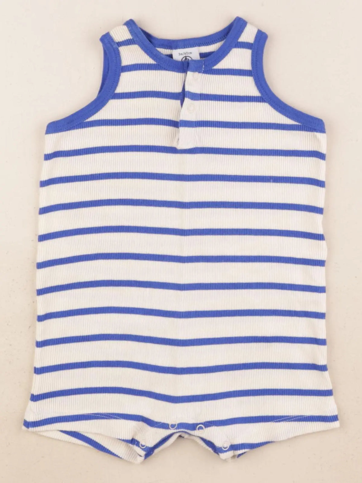 Petit Bateau - combinaison blanc - 3 mois