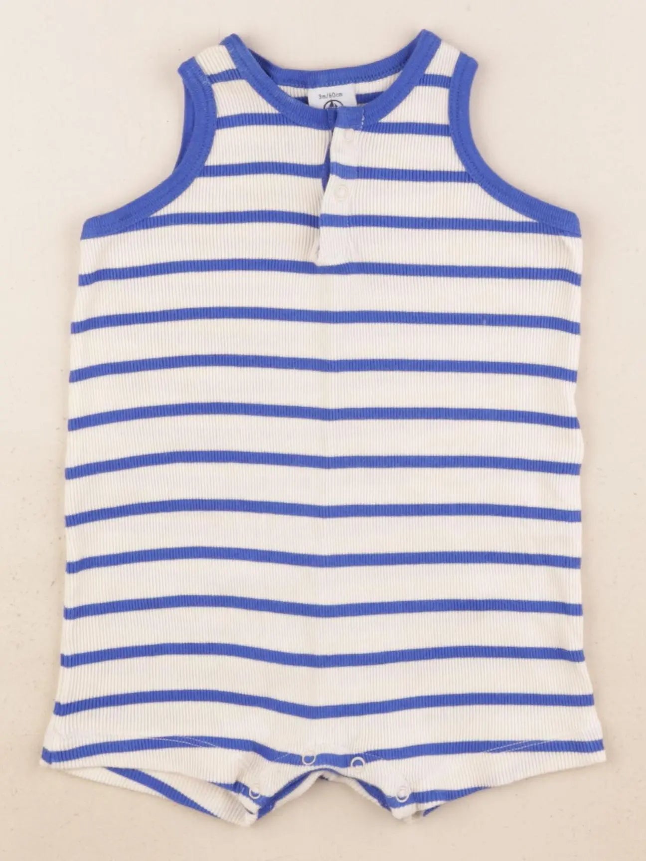 Petit Bateau - combinaison blanc - 3 mois