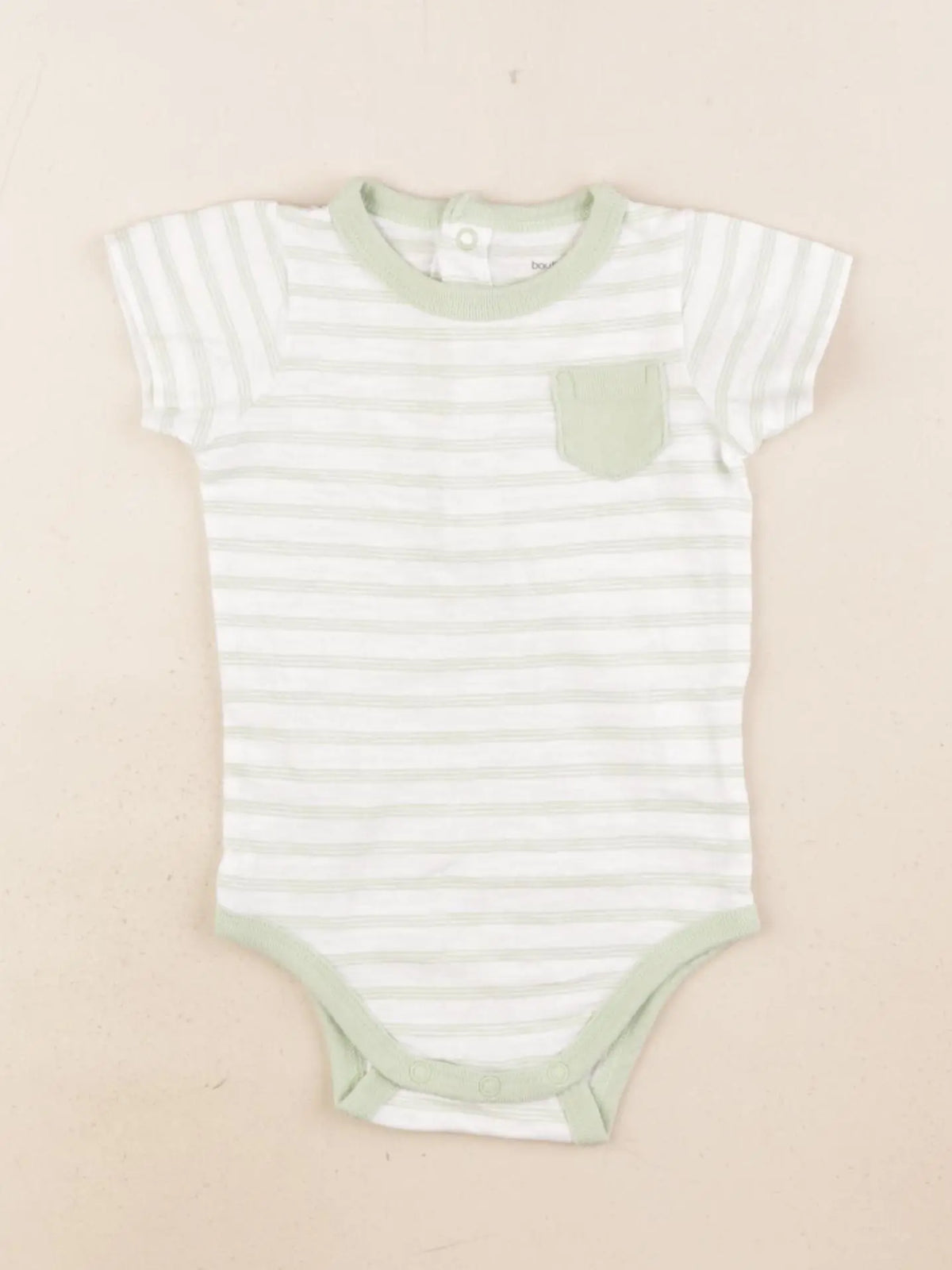 Boutchou - body vert - 6 mois