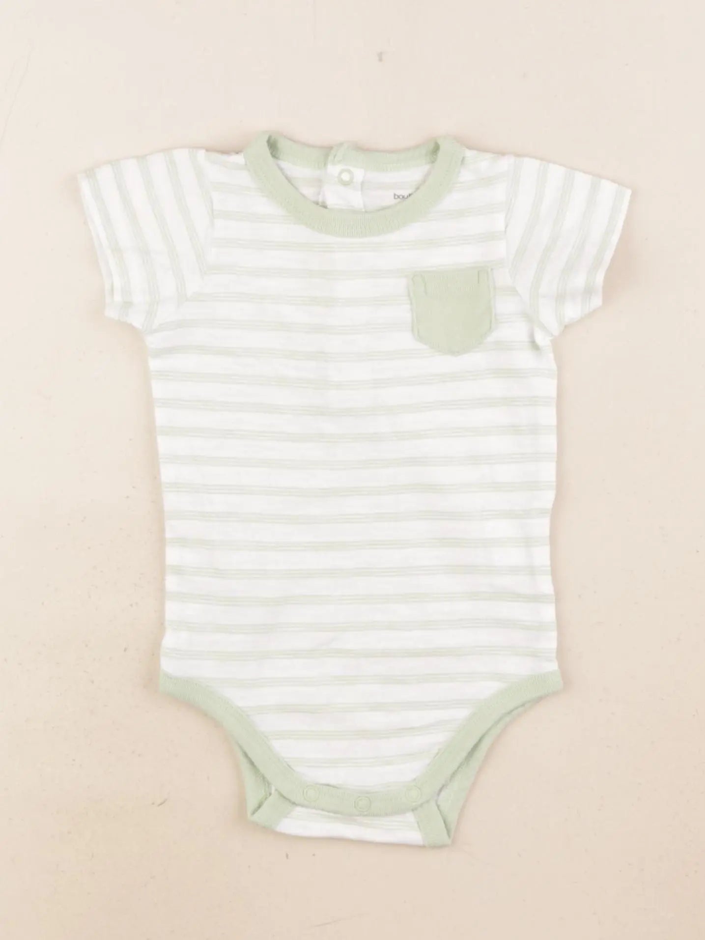 Boutchou - body vert - 6 mois
