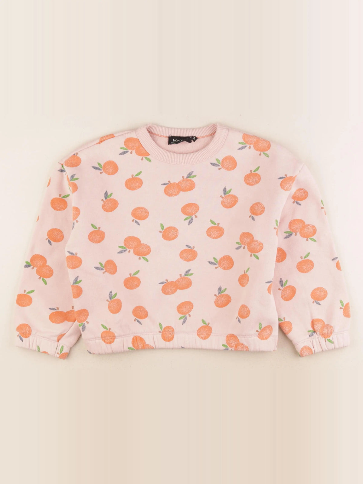 Monoprix - sweat rose - 8 ans