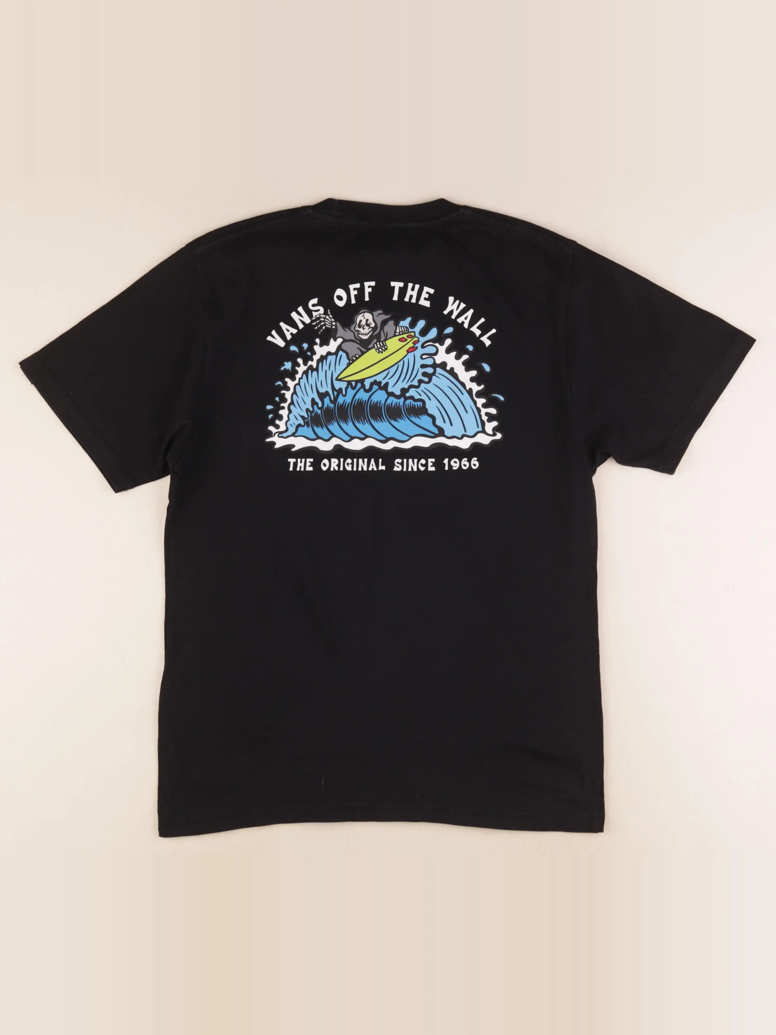 Vans - tee-shirt imprimé au dos noir - 12/14 ans