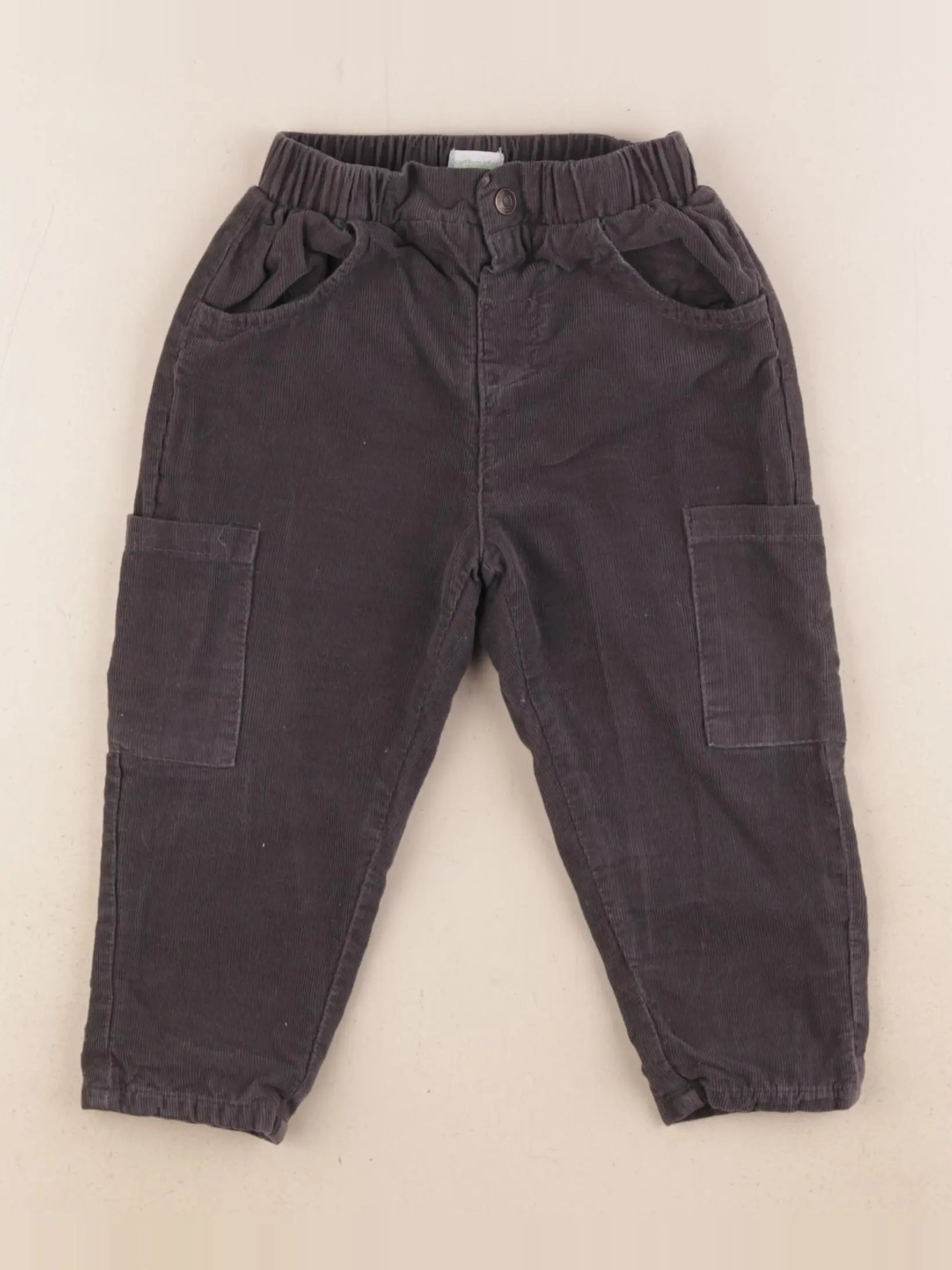 Vertbaudet - pantalon gris - 24 mois