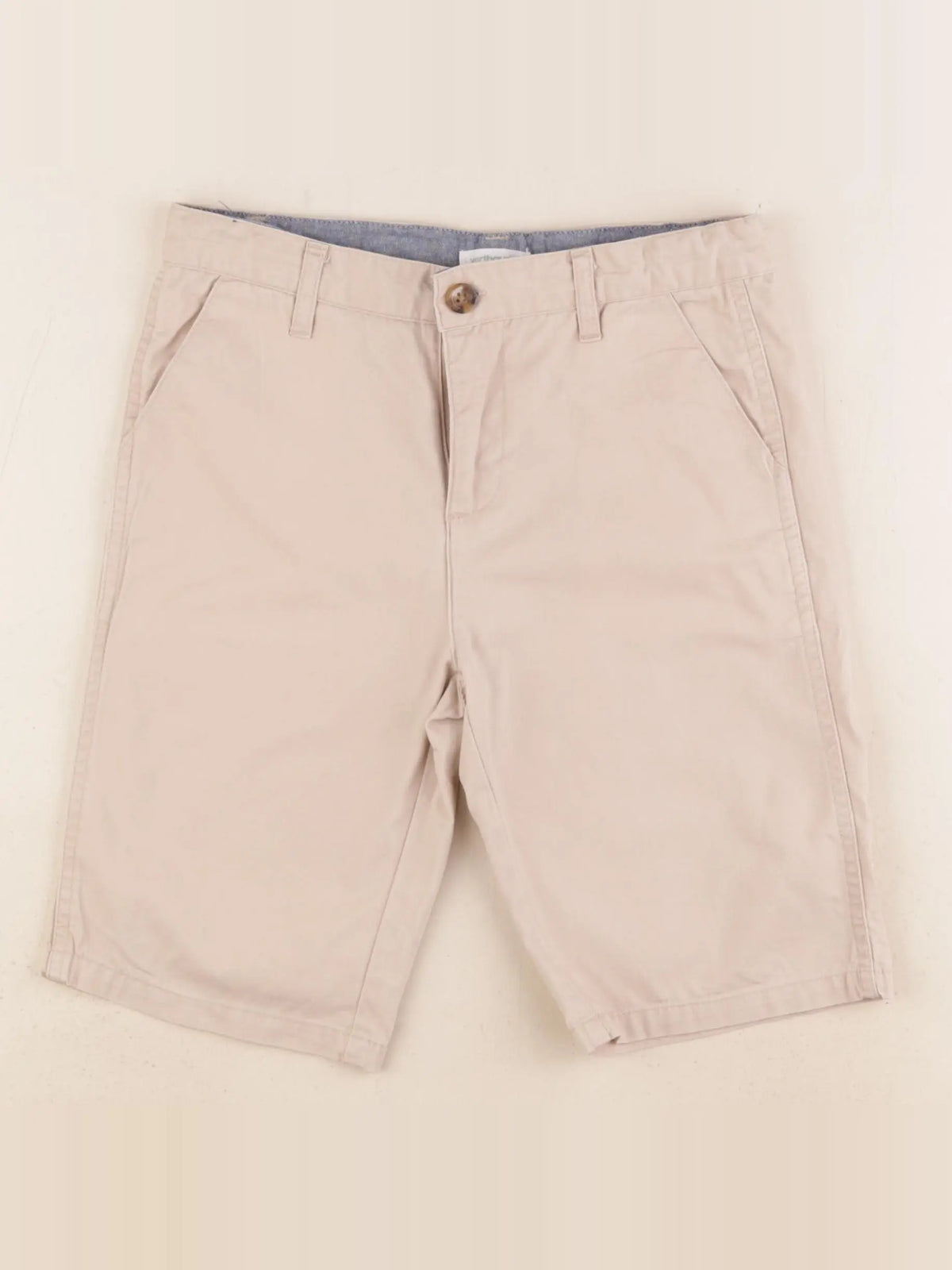 Vertbaudet - short beige - 8 ans