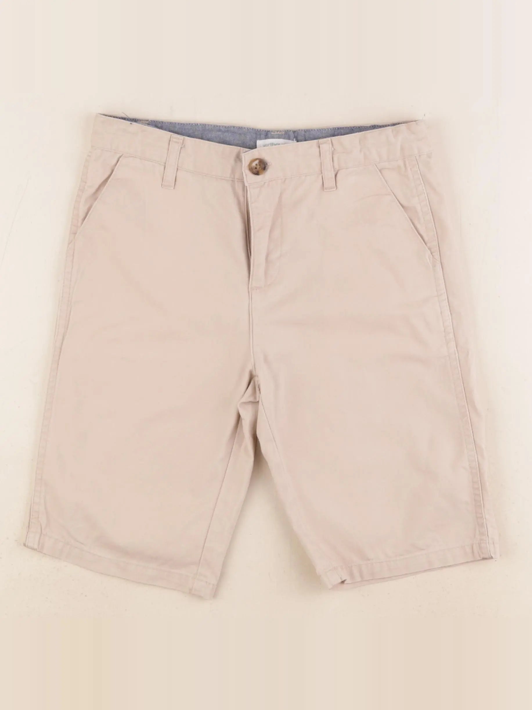 Vertbaudet - short beige - 8 ans