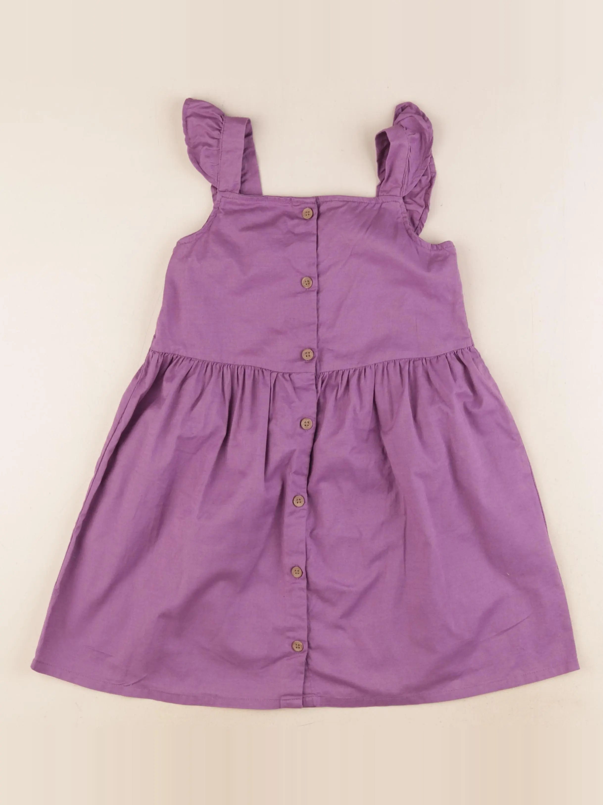 H&M - robe violet - 5/6 ans