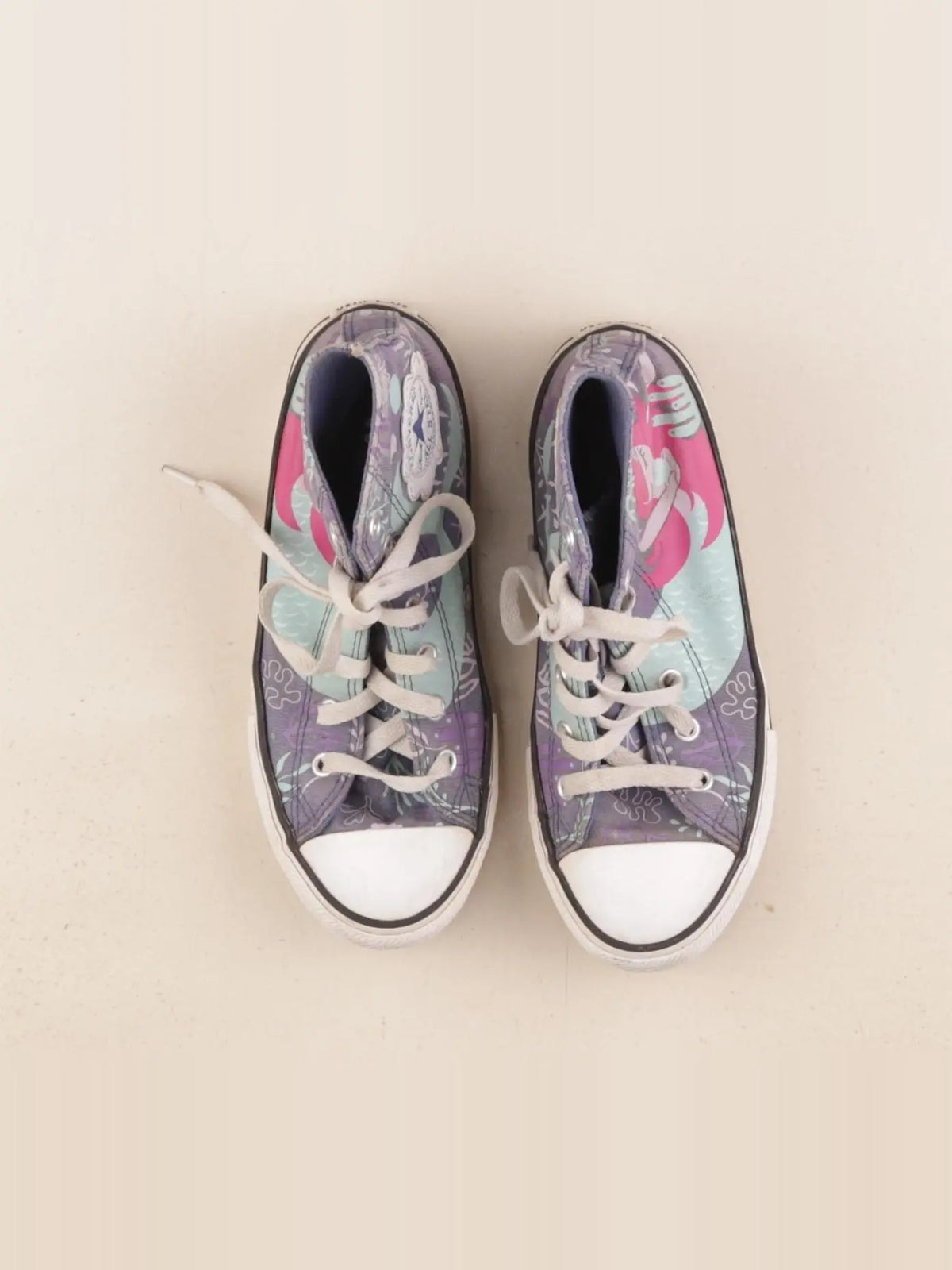 Converse - tennis à scratch/ lacets multicolore - pointure 34