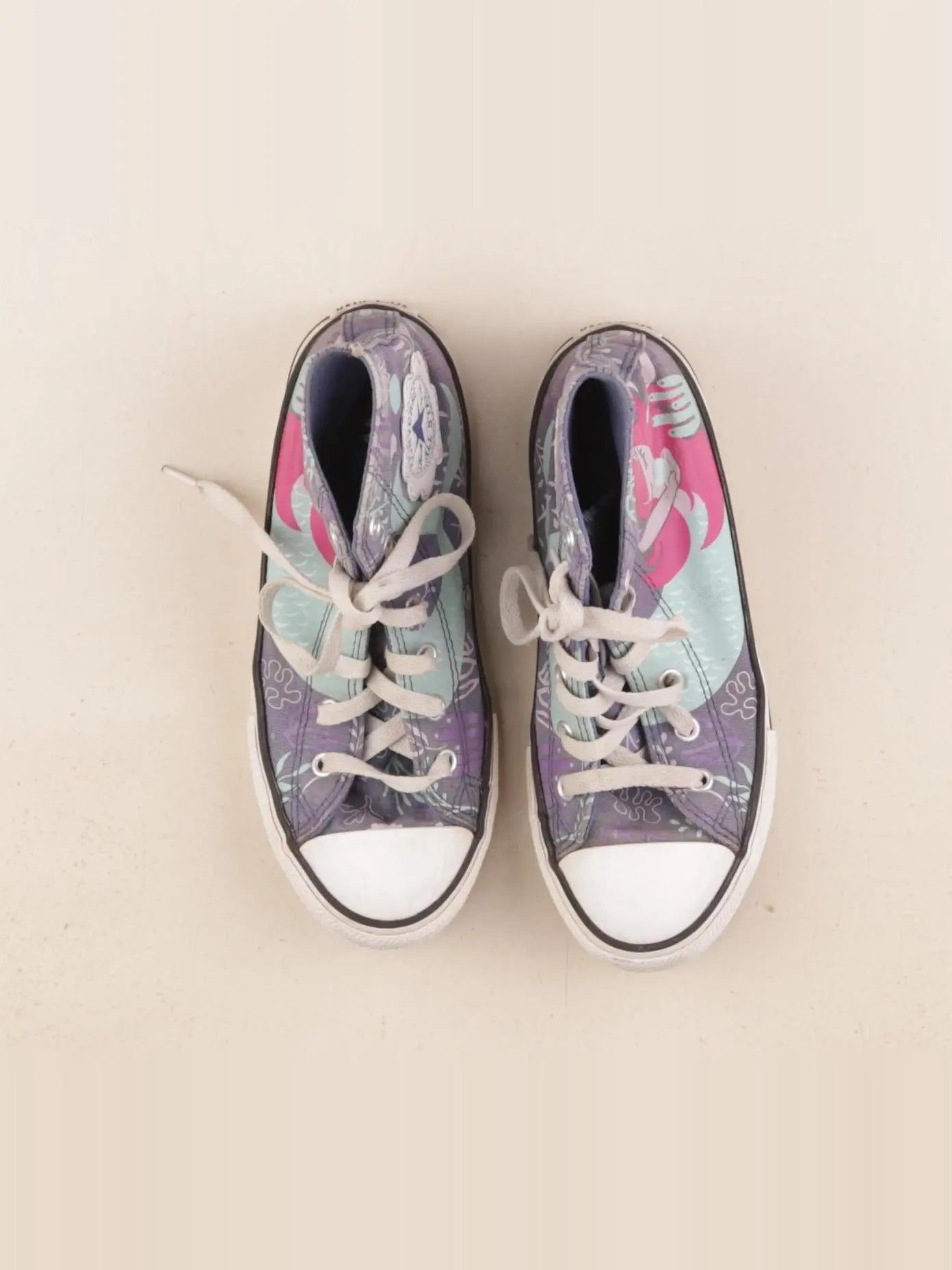Converse - tennis à scratch/ lacets multicolore - pointure 34