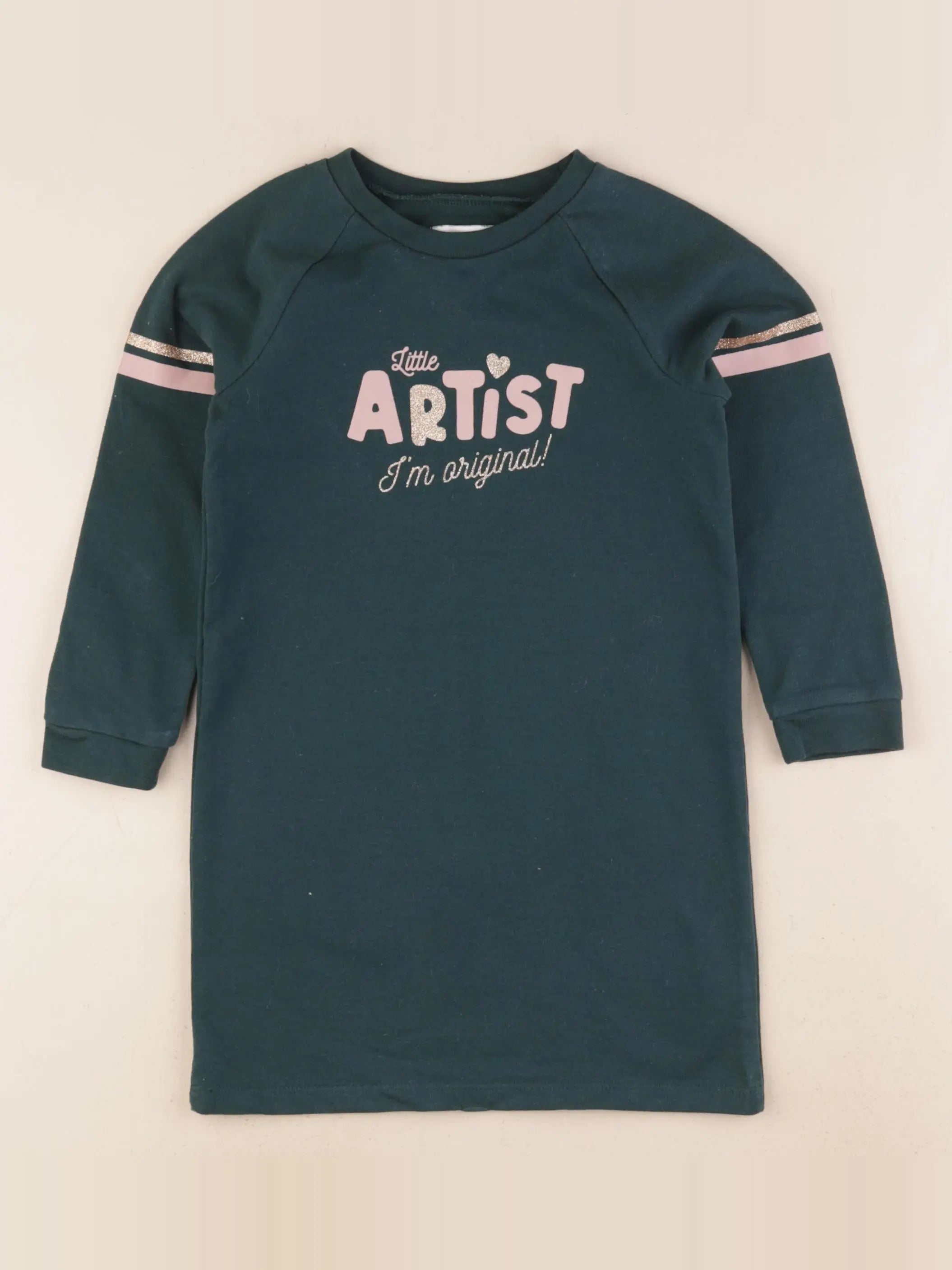Vertbaudet - robe vert - 4 ans