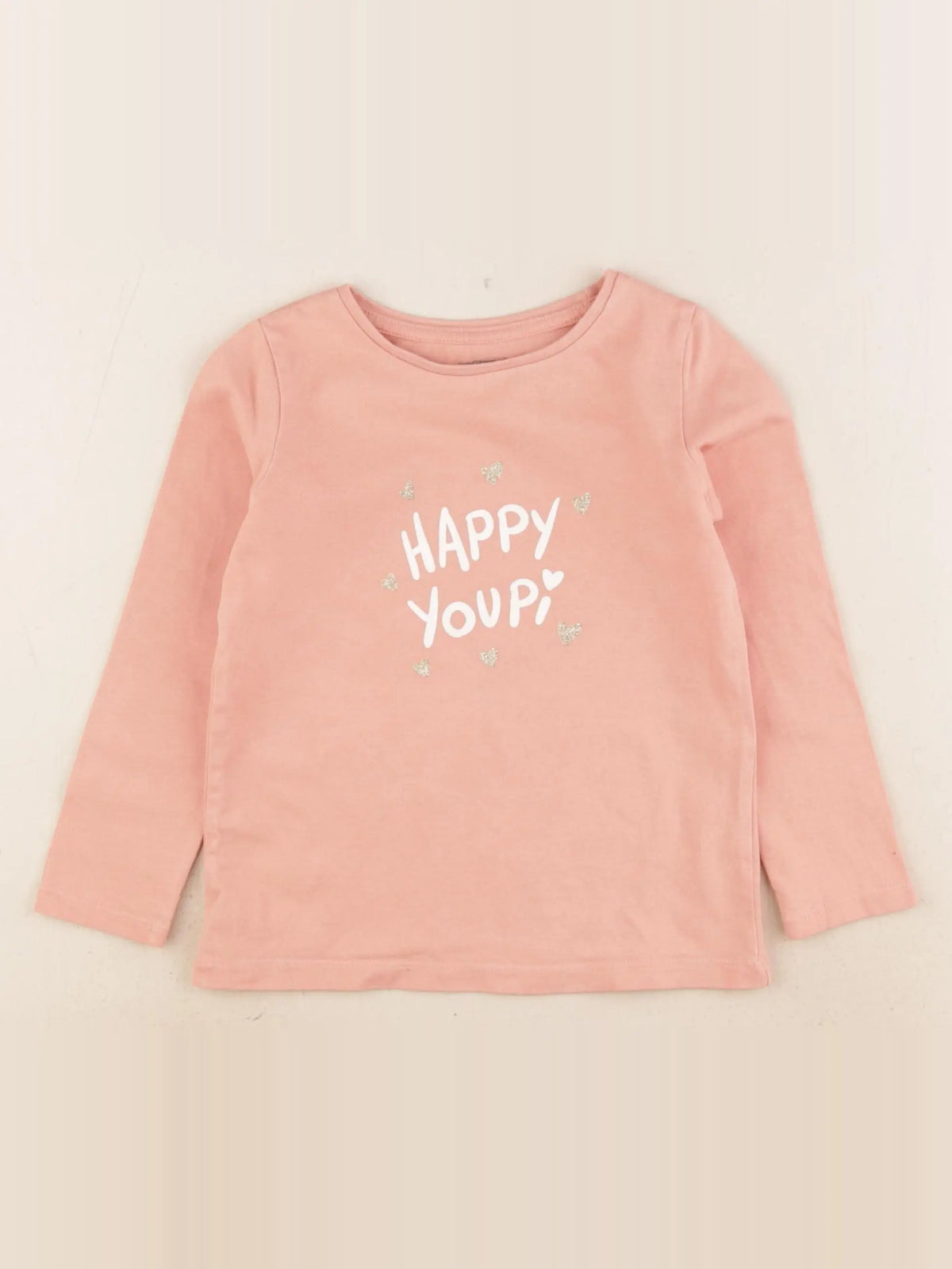 Vertbaudet - tee-shirt rose - 4 ans