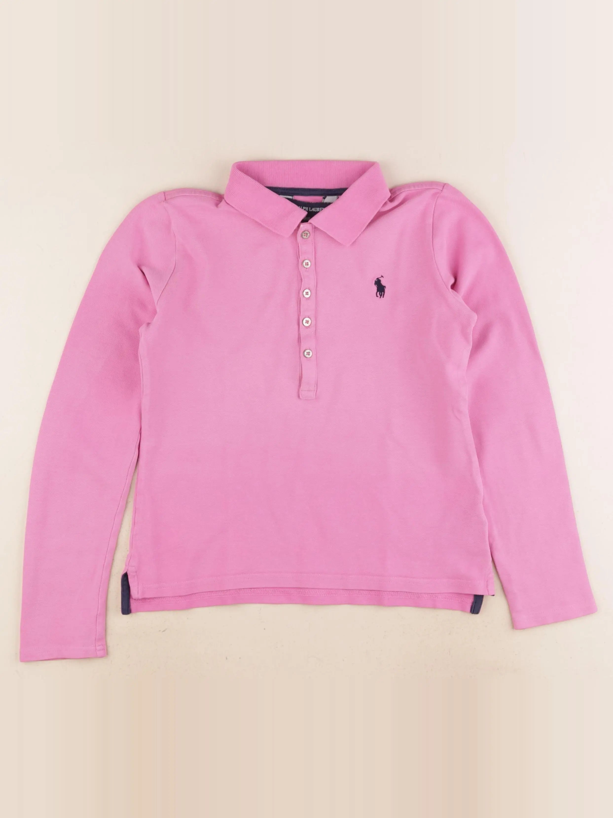 Ralph Lauren - polo rose - 8/10 ans