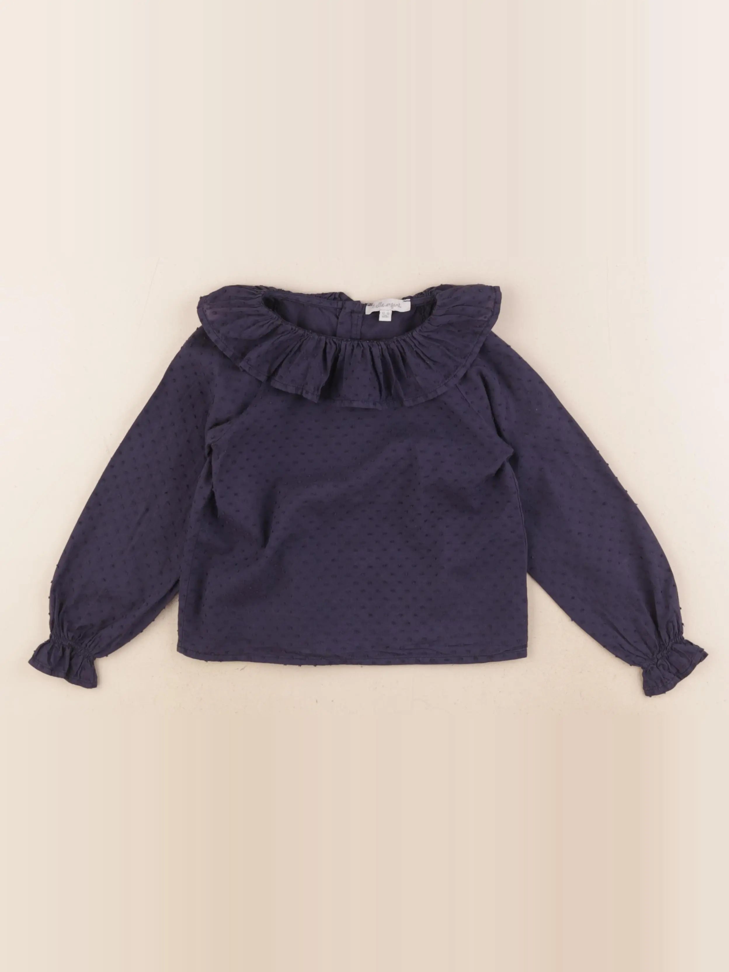 Belle enfant  - blouse bleu - 12/18 mois