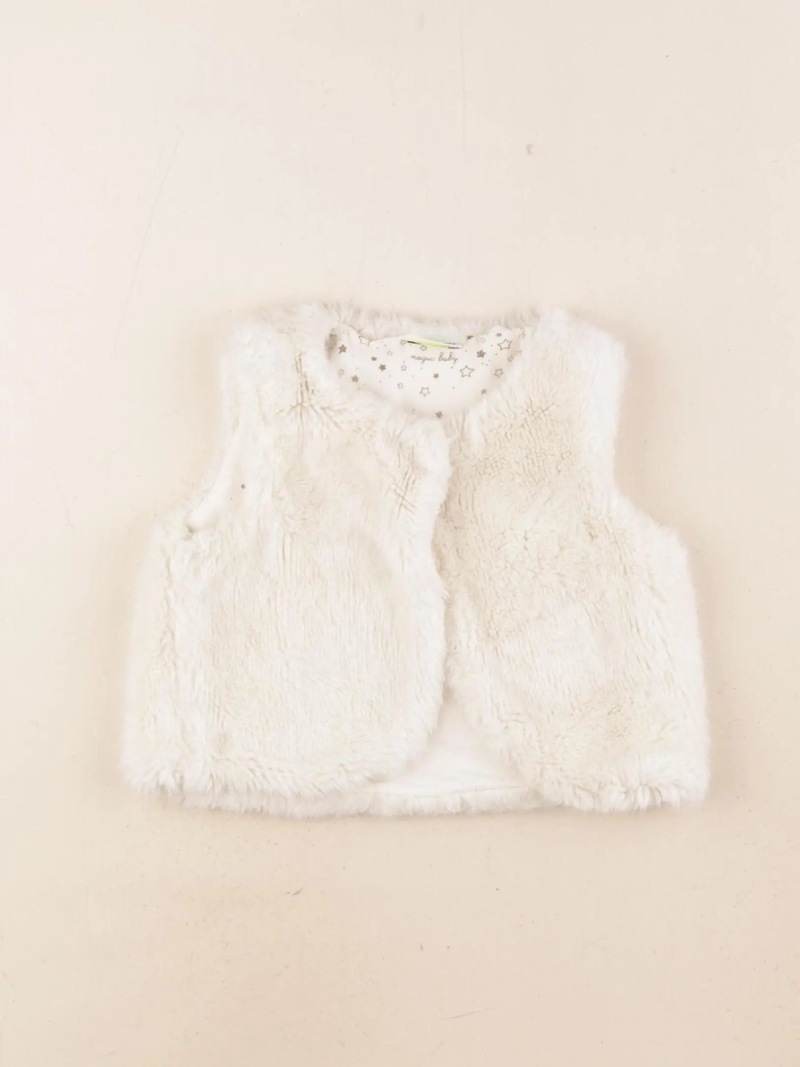 Tape à l'oeil - gilet beige - 6 mois