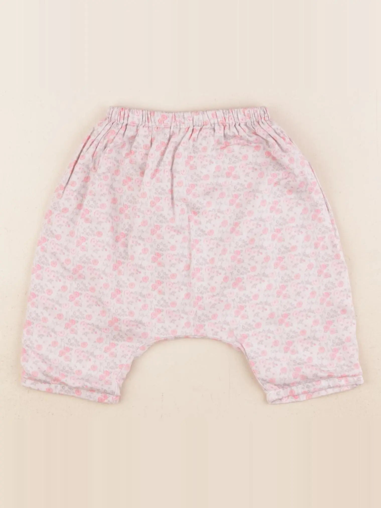 Boutchou - sarouel doublé rose - 3 mois
