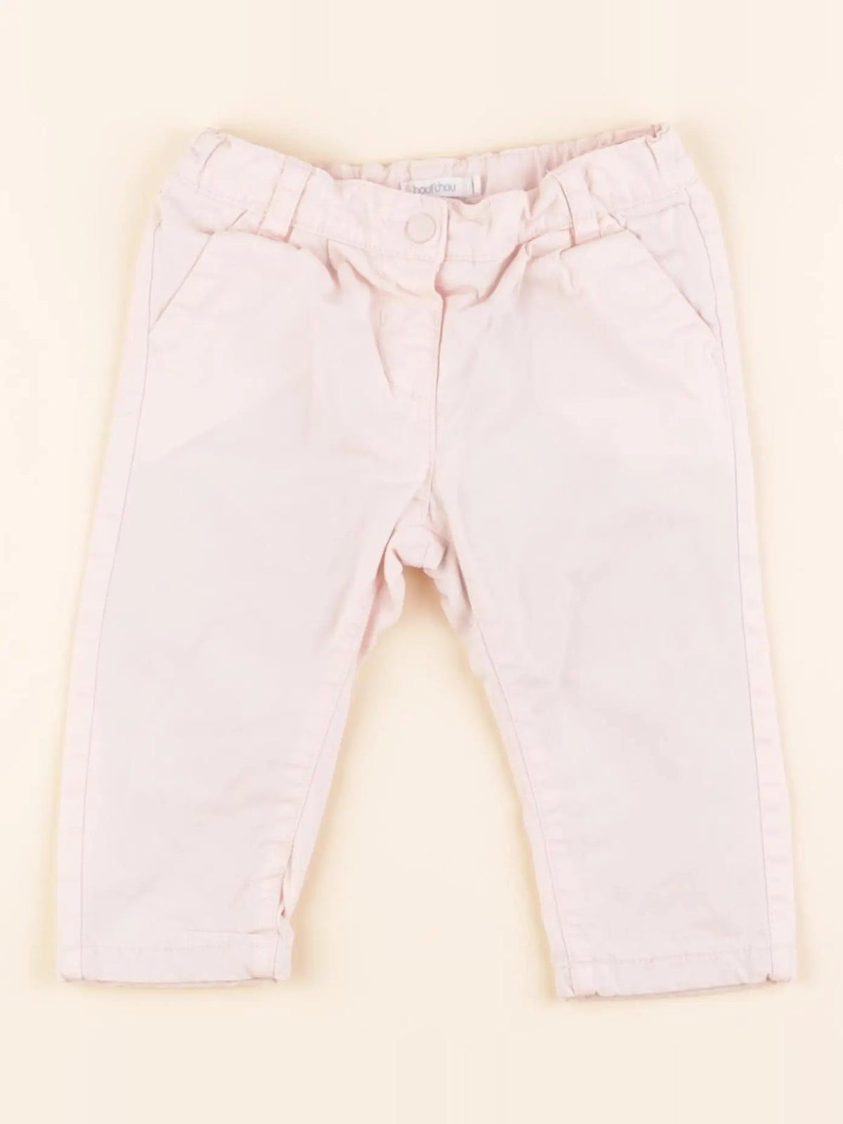 Boutchou - pantalon doublé rose - 6 mois