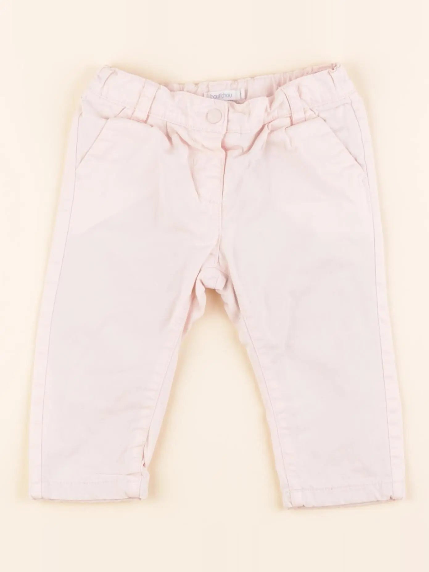 Boutchou - pantalon doublé rose - 6 mois