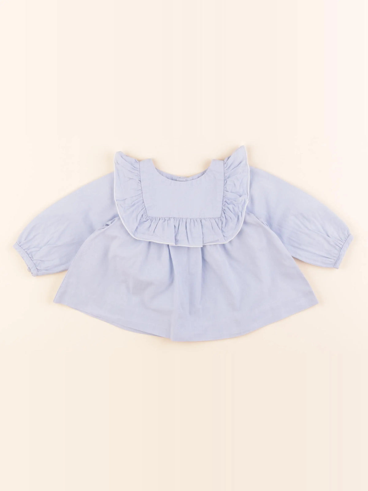 Jacadi - blouse bleu - 6 mois