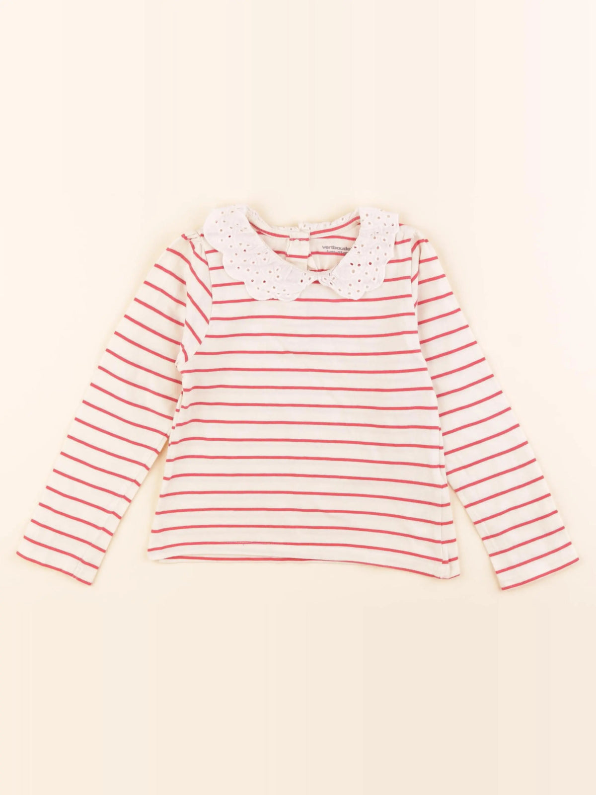 Vertbaudet - tee-shirt rouge - 3 ans