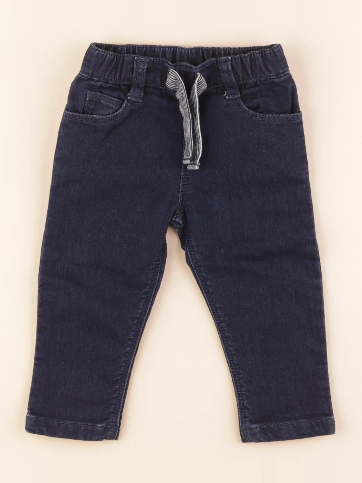 Petit Bateau - jean bleu - 6 mois
