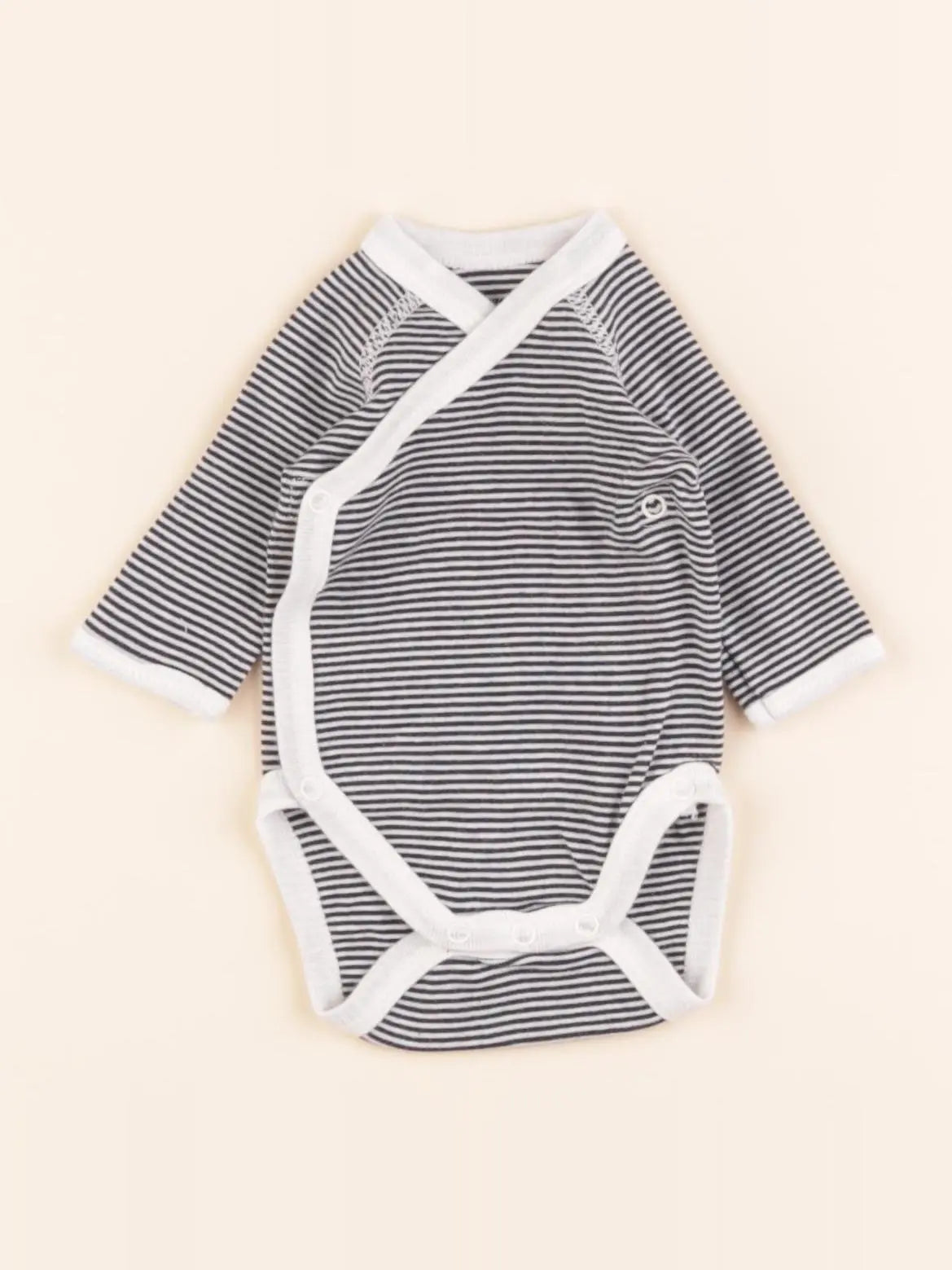 Petit Bateau - body bleu - 0 mois
