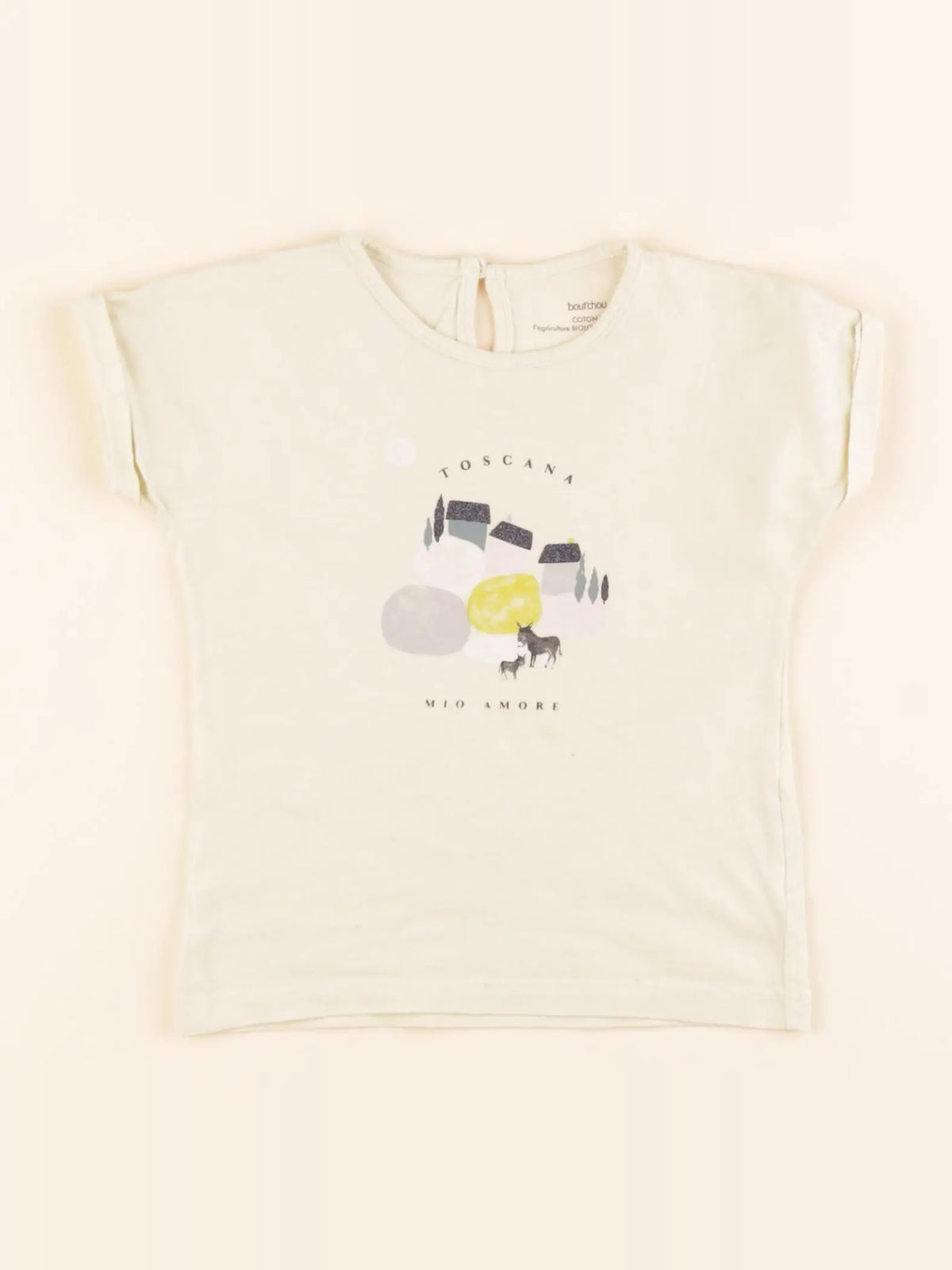 Boutchou - tee-shirt jaune - 18 mois