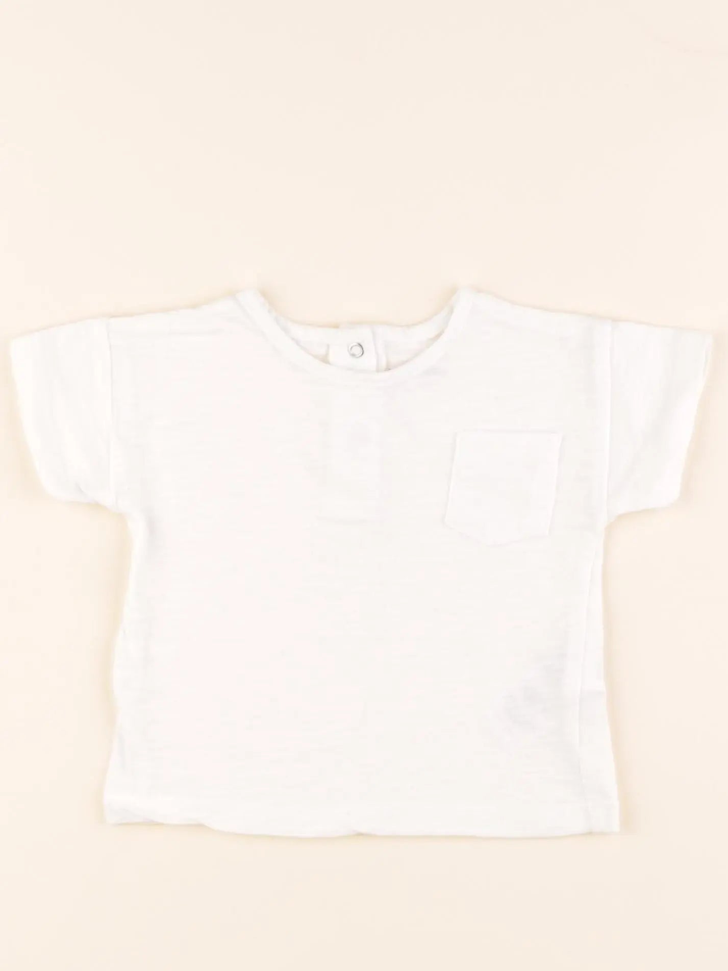 Vertbaudet - tee-shirt blanc - 6 mois