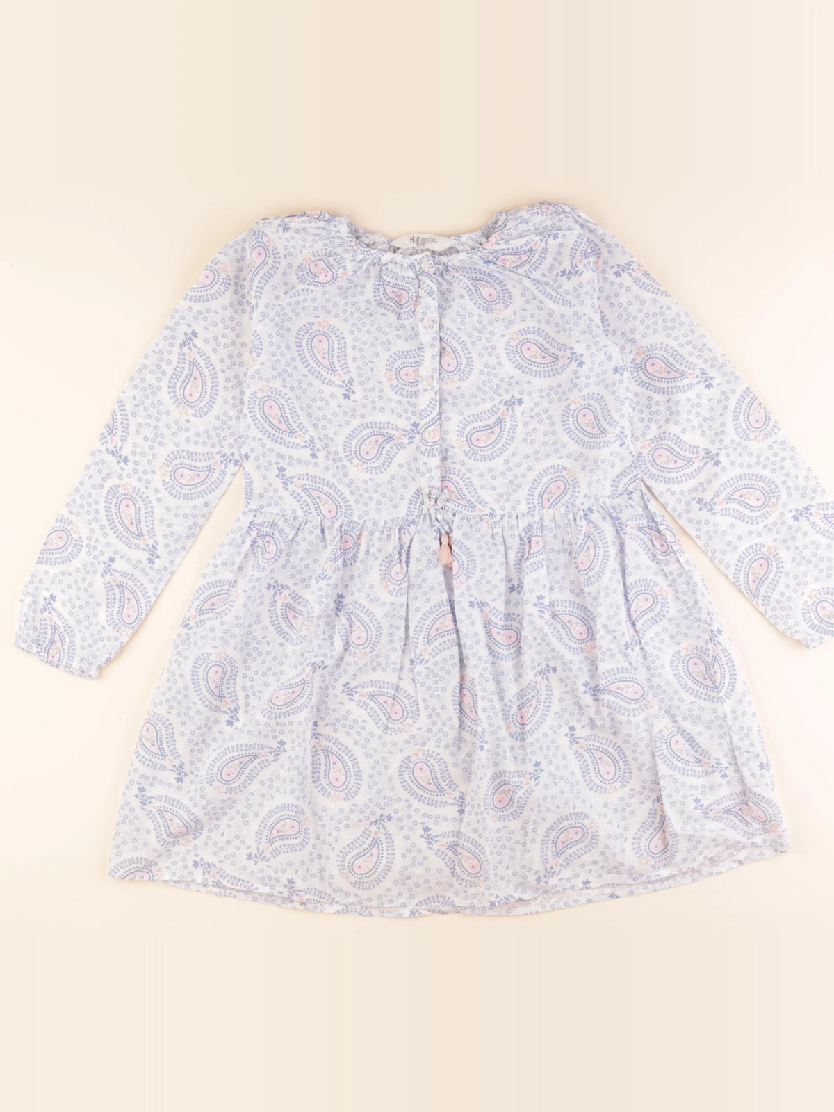 H&M - robe multicolore - 9/10 ans