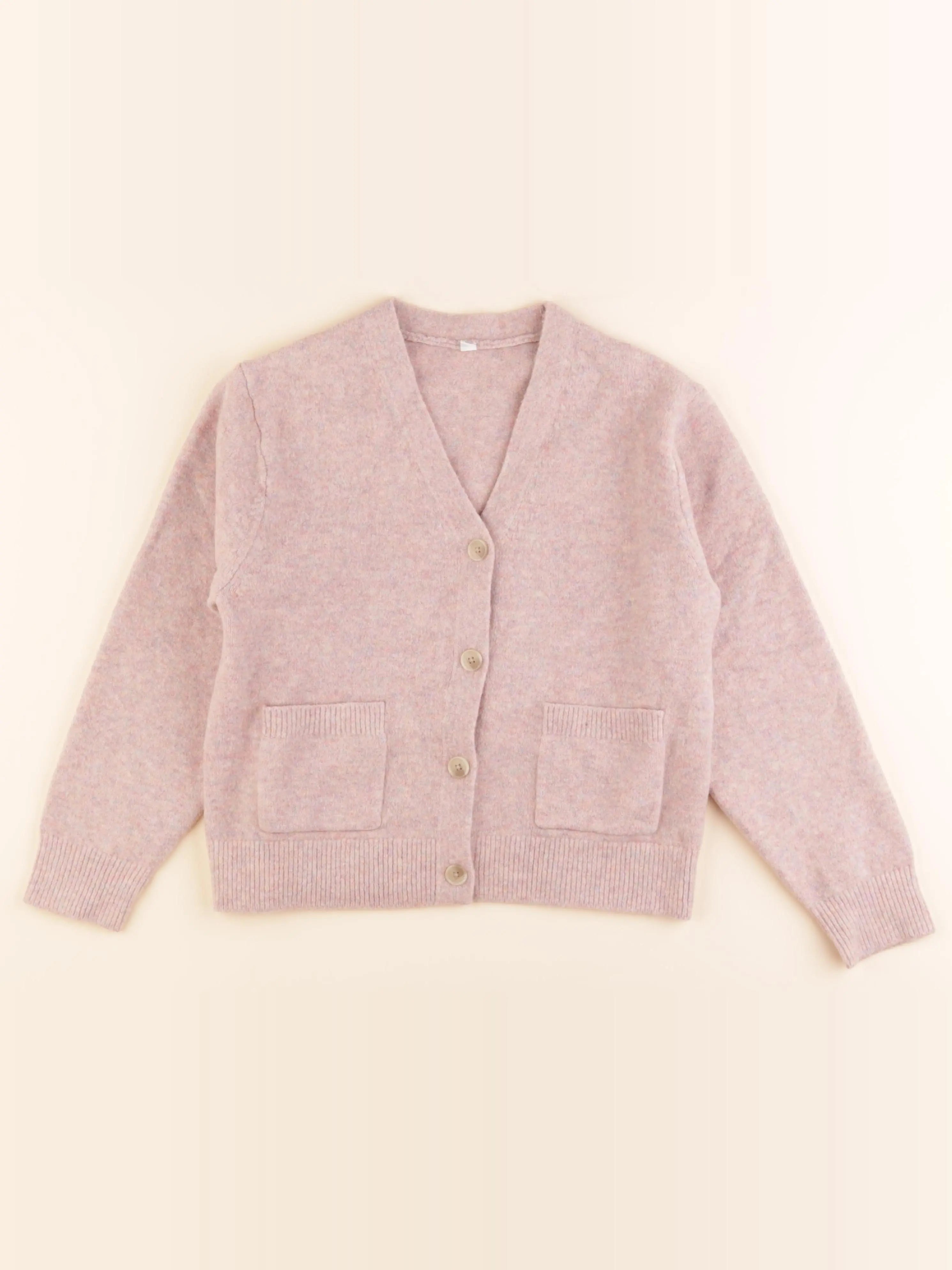 Uniqlo - gilet rose - 9/10 ans