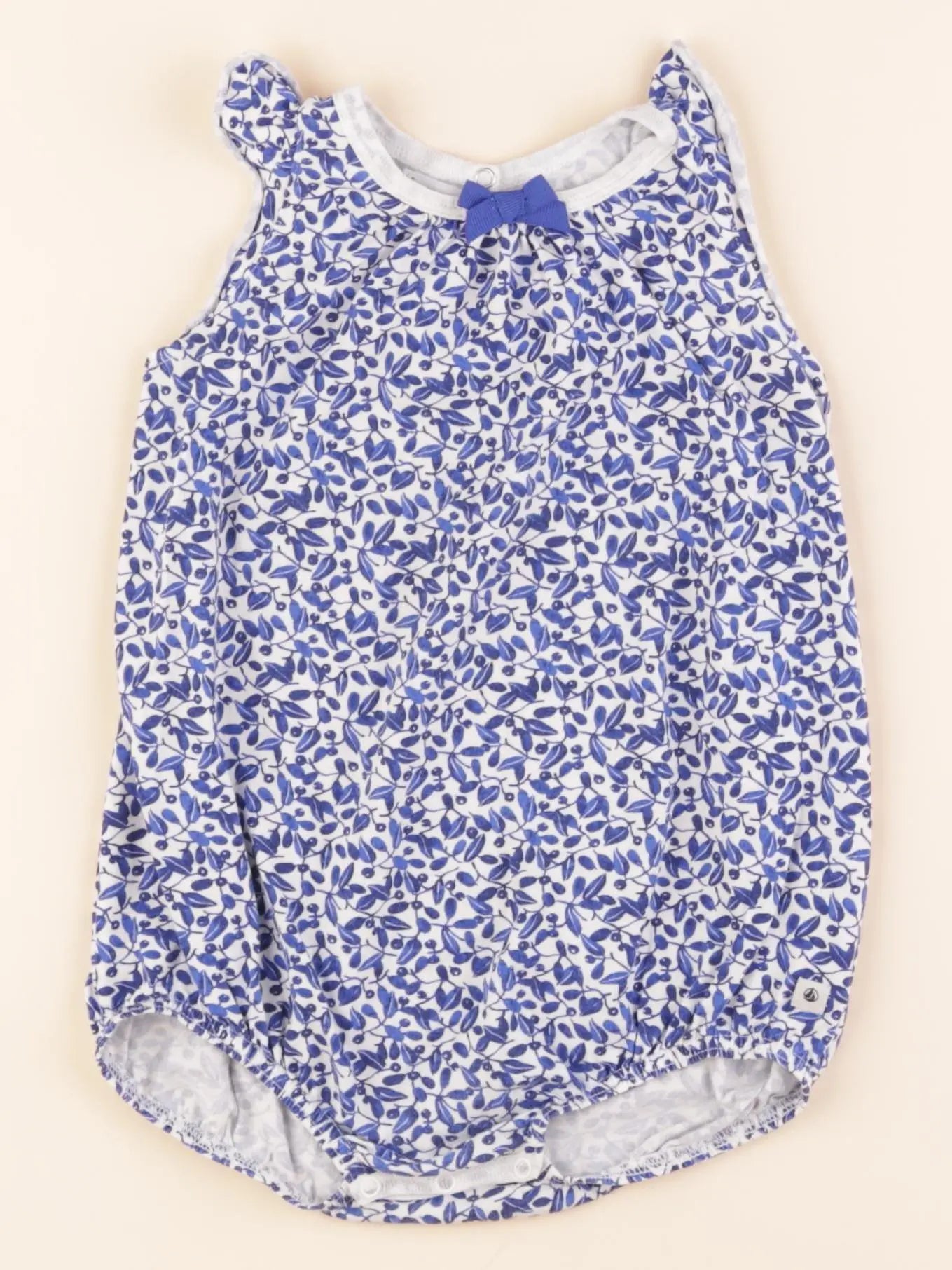 Petit Bateau - combinaison bleu - 18 mois