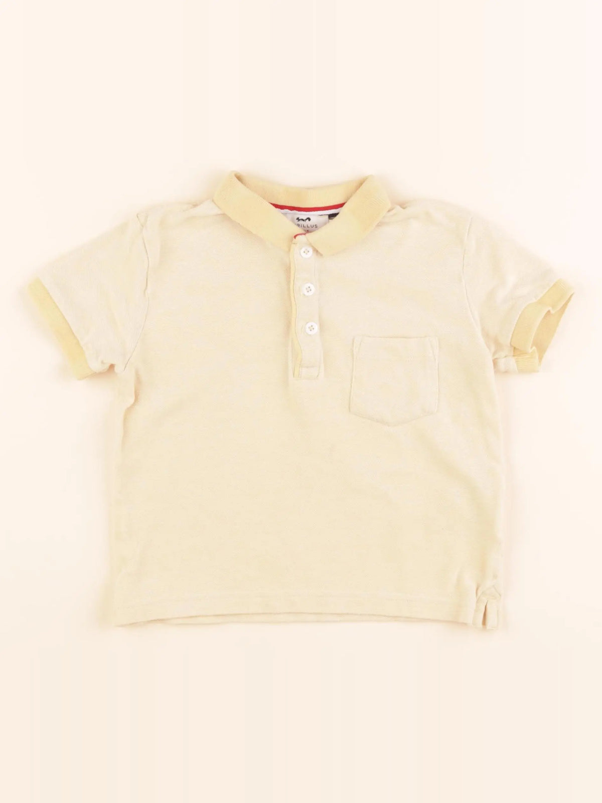 Cyrillus - polo orange - 4 ans