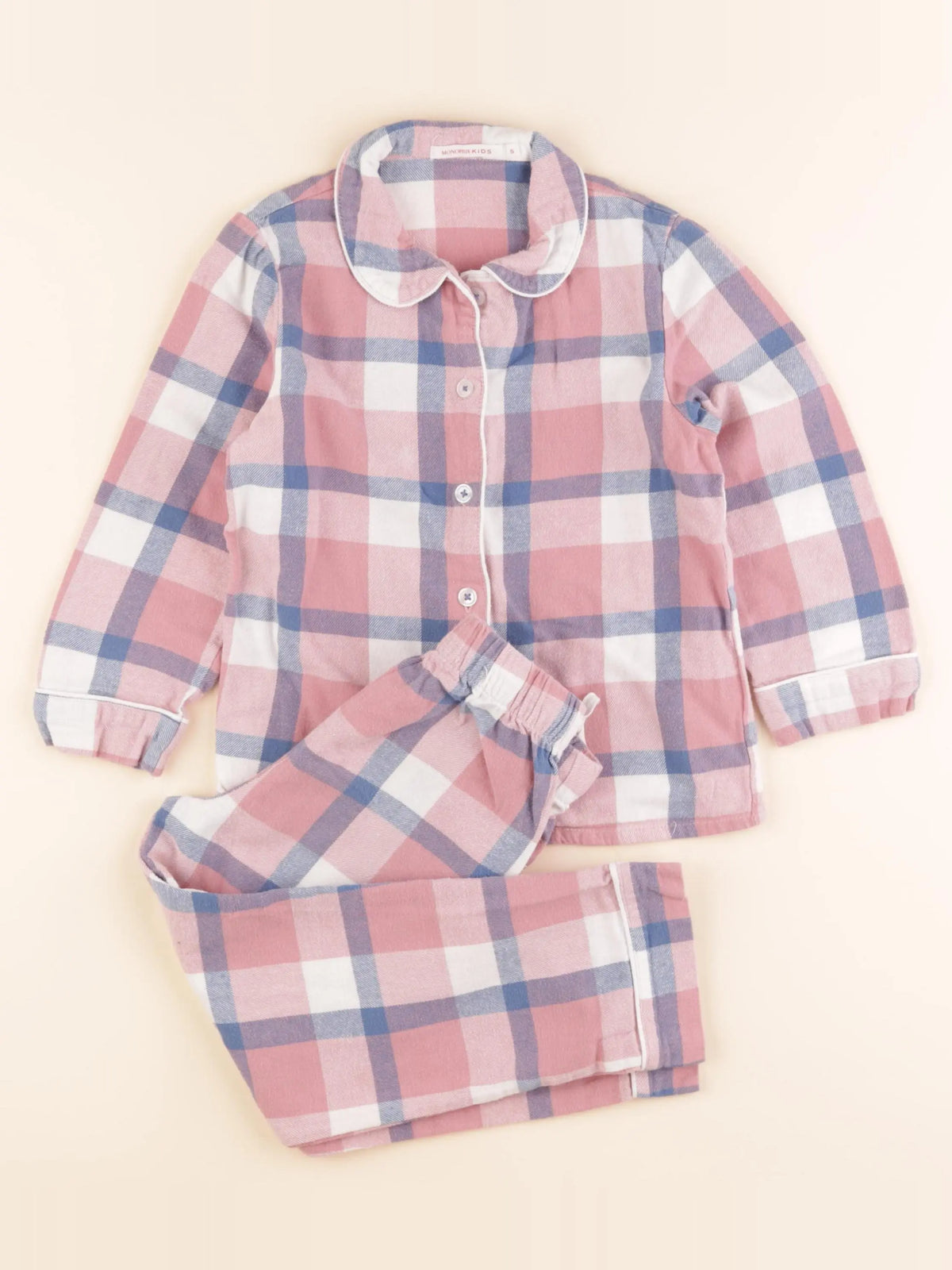 Monoprix - pyjama coton rose - 5 ans