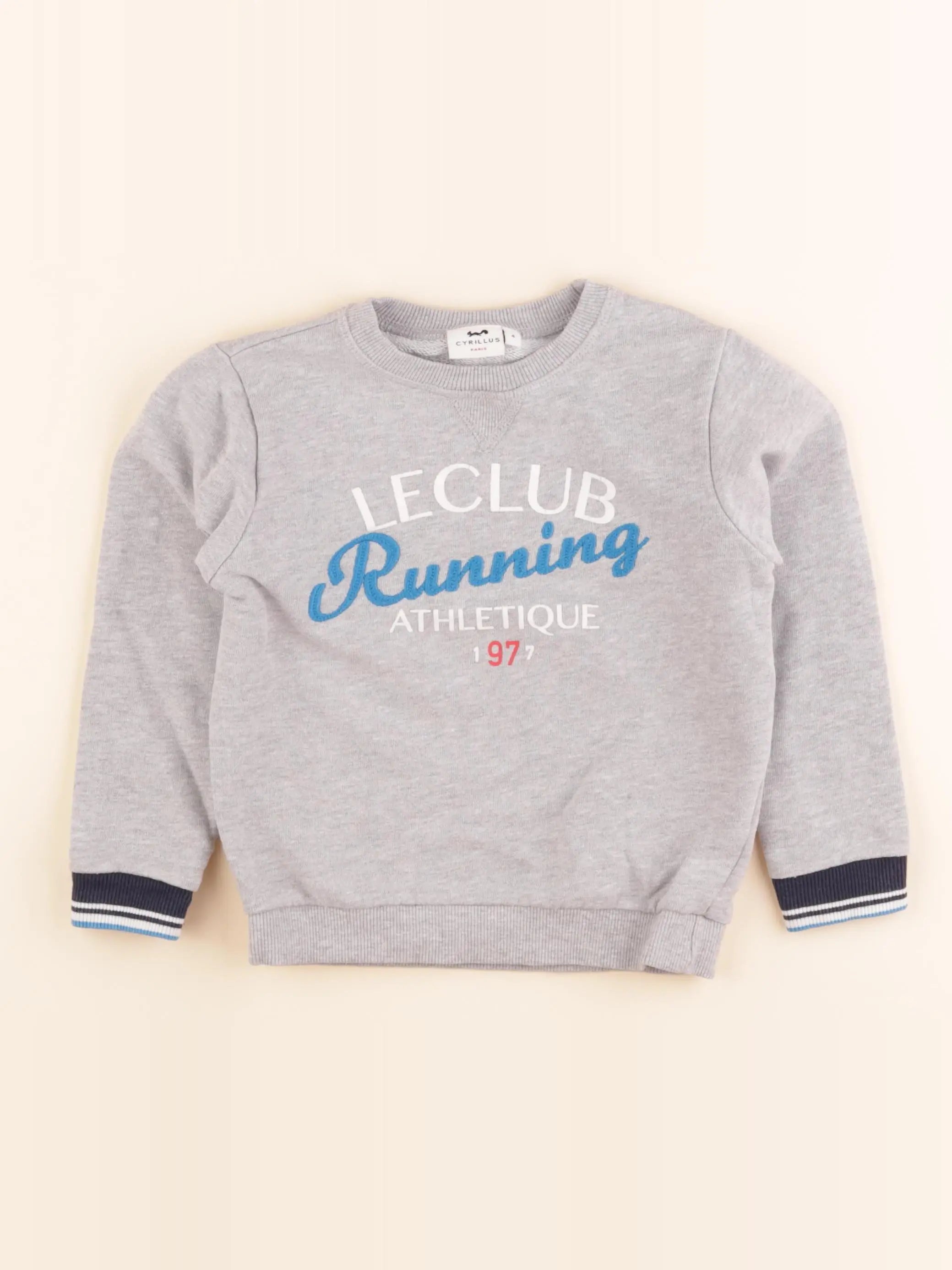 Cyrillus - sweat gris - 4 ans