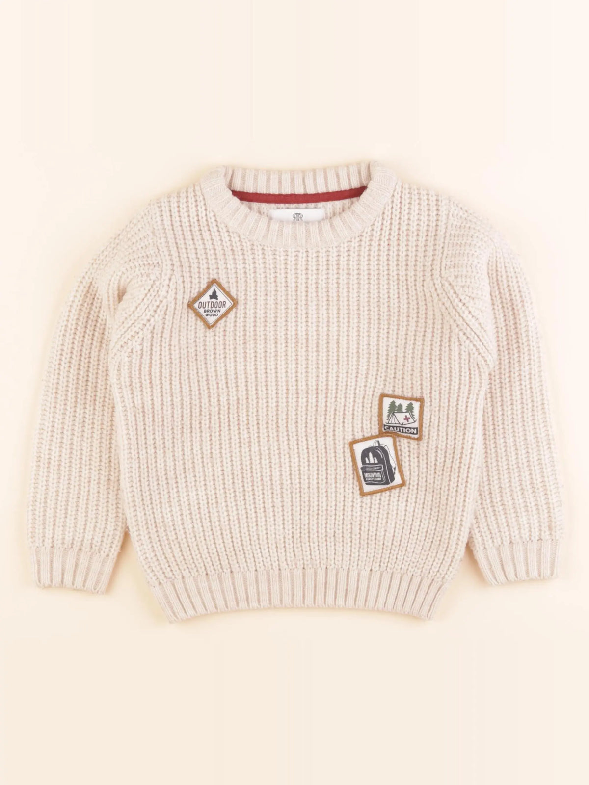 La Redoute - pull beige - 4 ans