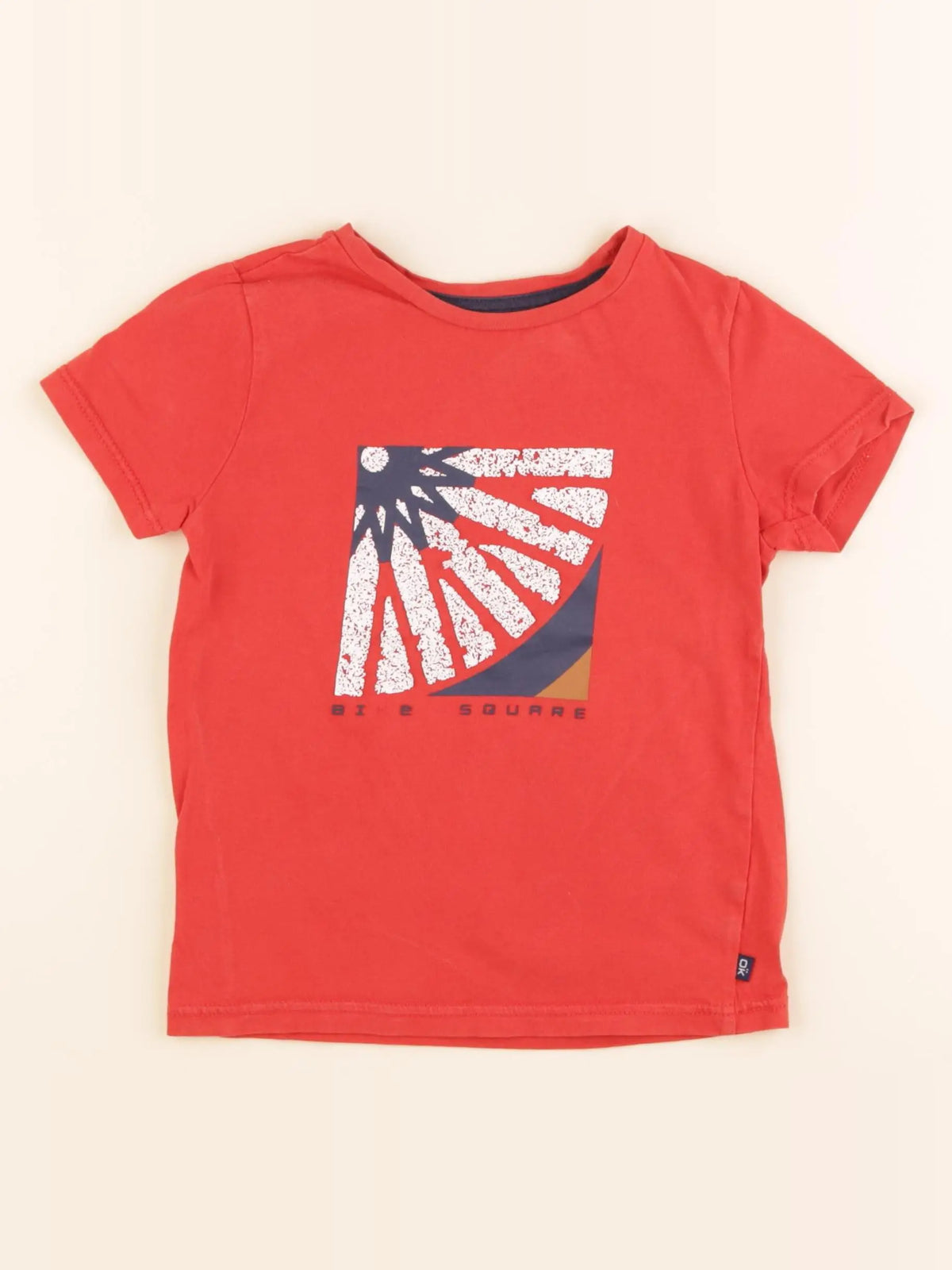 Okaidi - tee-shirt rouge - 4 ans