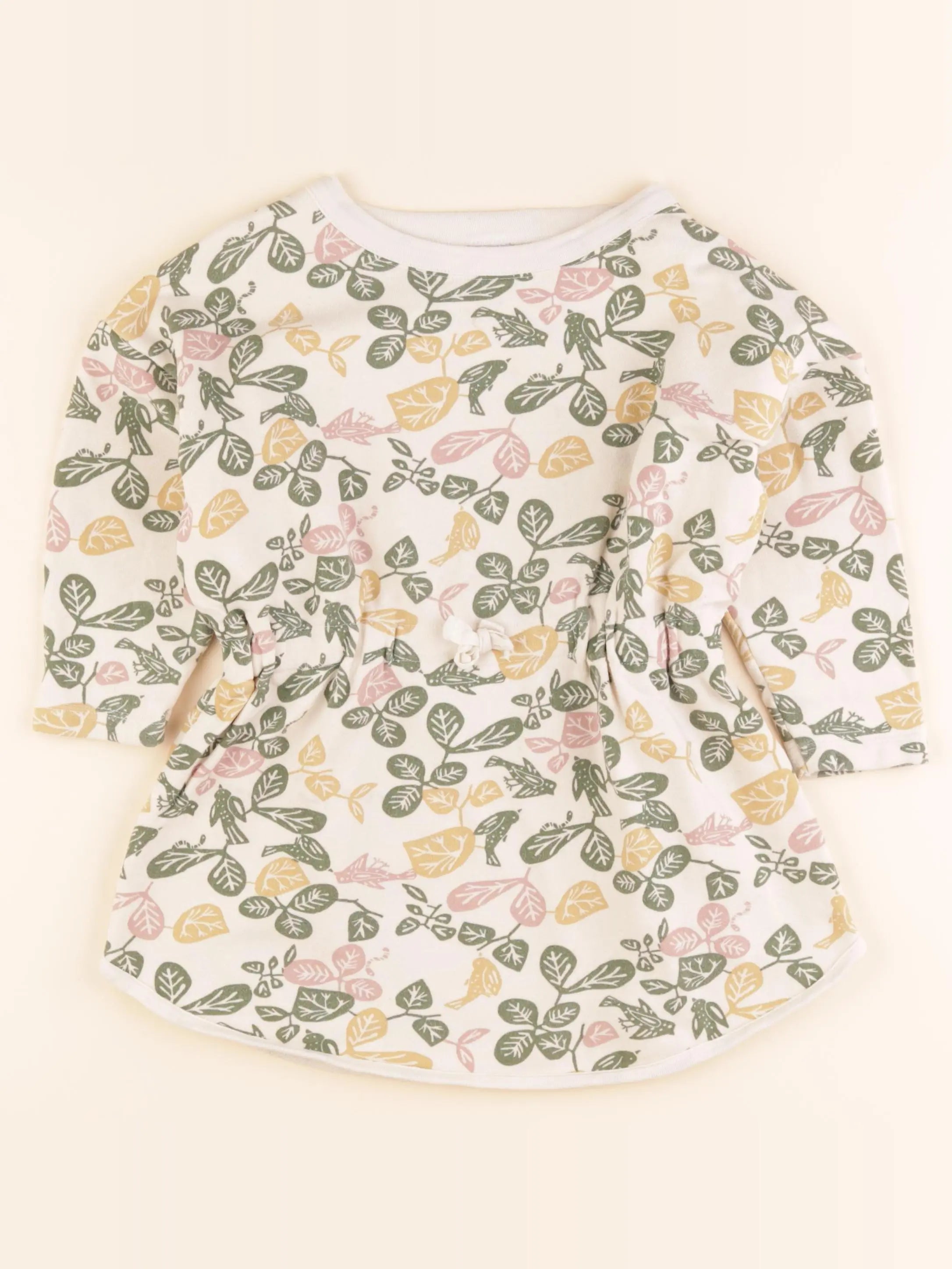 Petit Bateau - robe beige - 5 ans