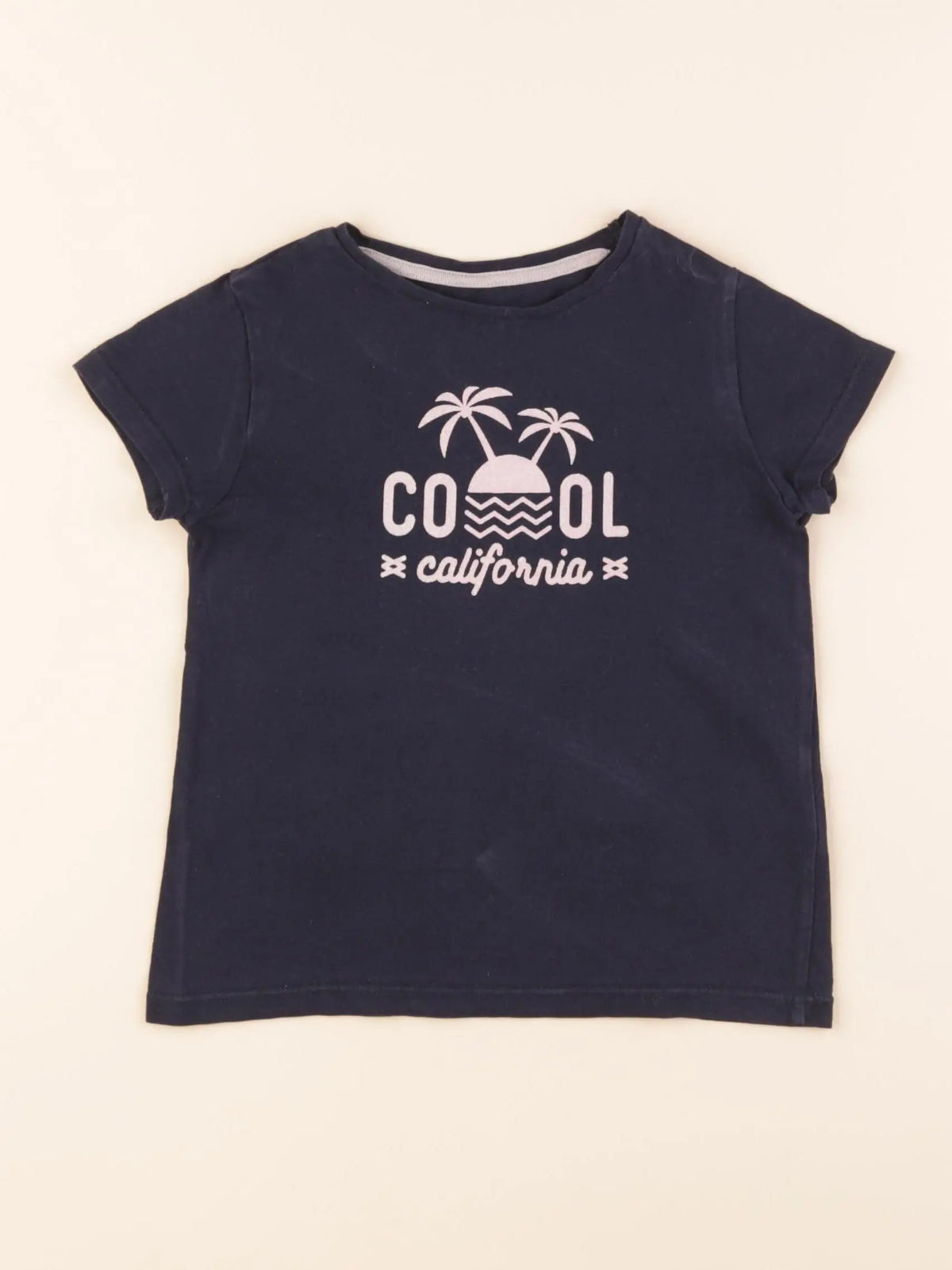 Vertbaudet - tee-shirt bleu - 4 ans