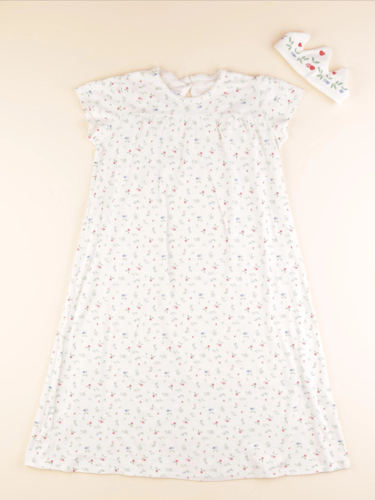 Petit Bateau - chemise de nuit coton blanc - 8 ans