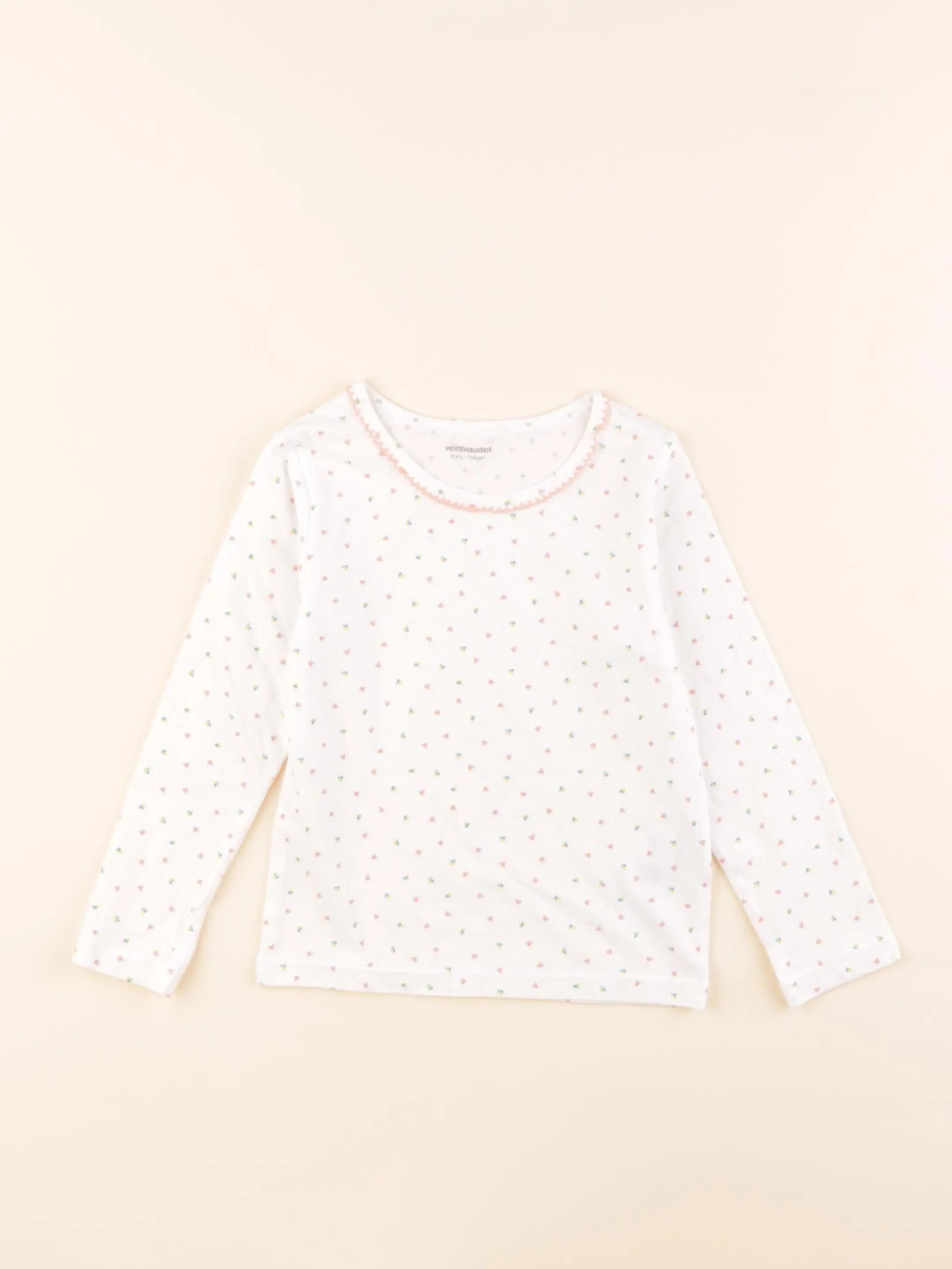 Vertbaudet - maillot de corps blanc - 4 ans