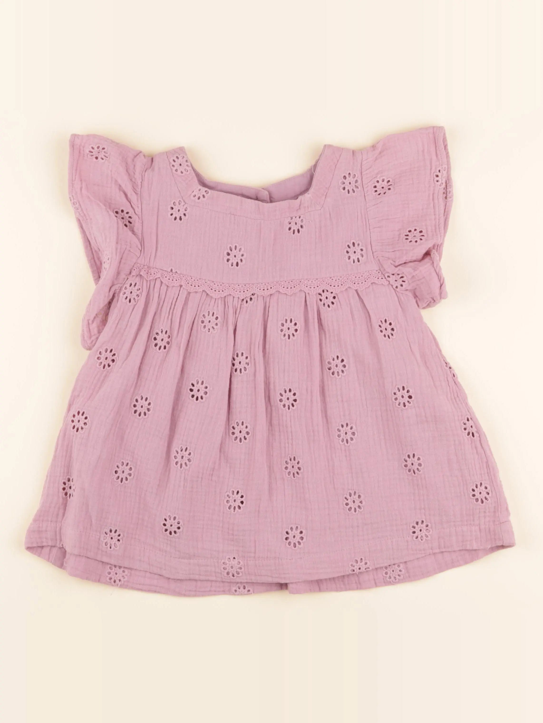 Vertbaudet - blouse rose - 8 ans