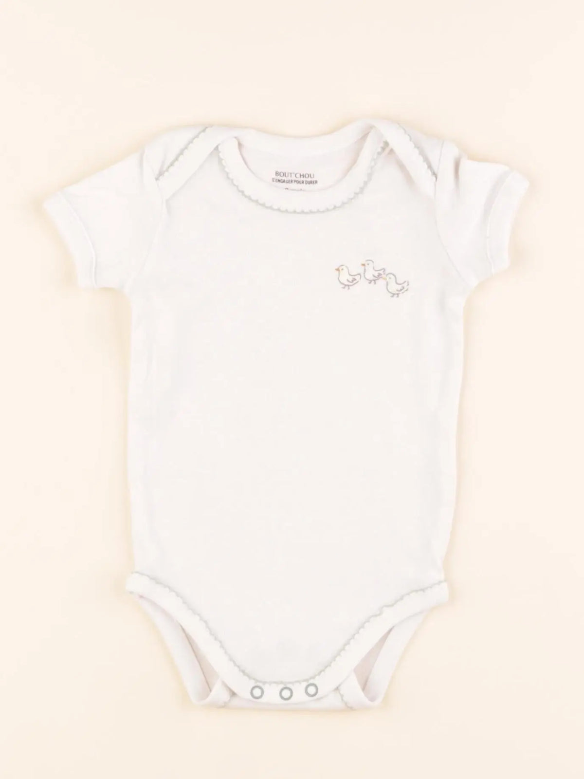 Boutchou - body blanc - 9 mois