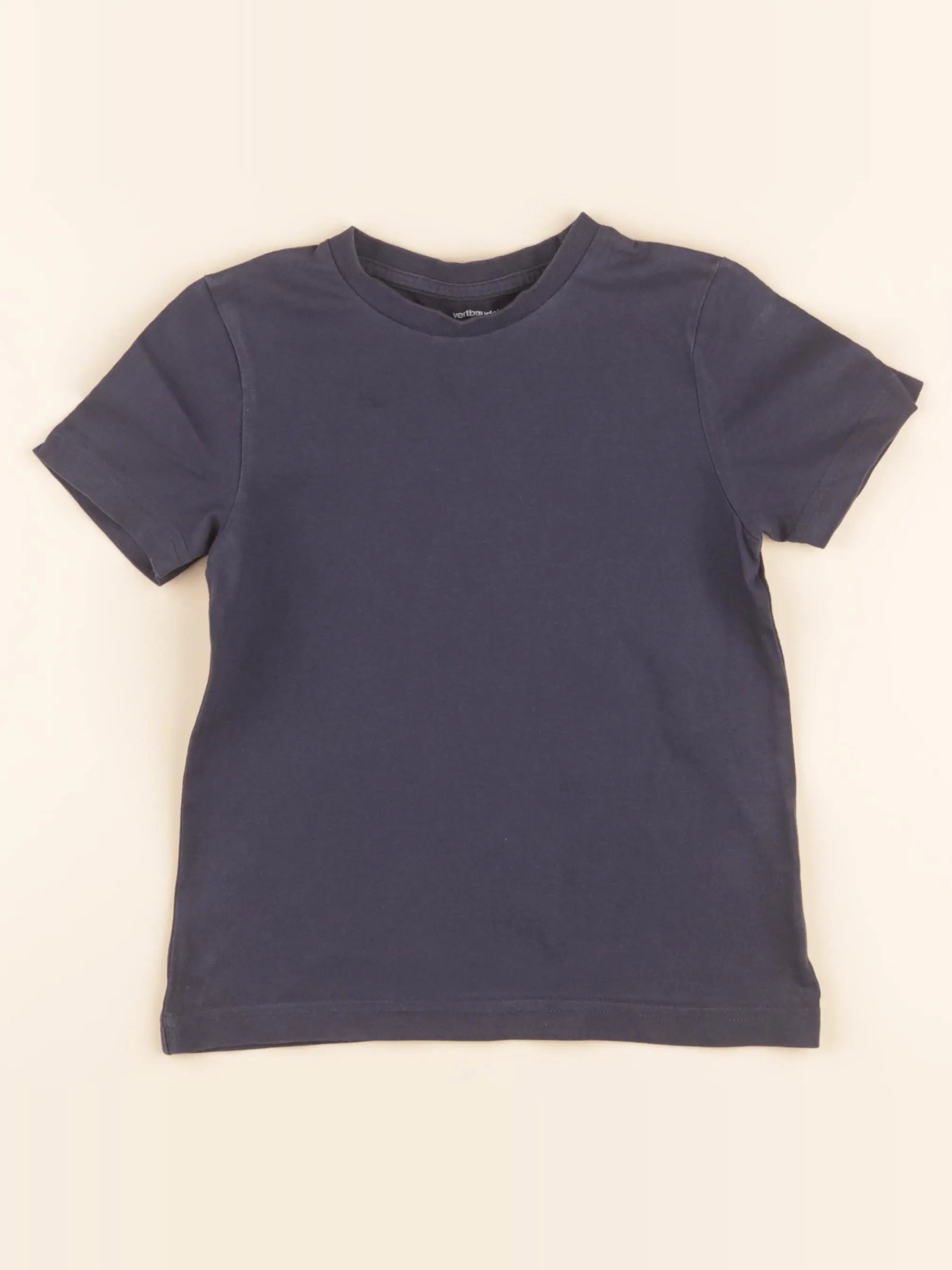 Vertbaudet - tee-shirt bleu - 5 ans