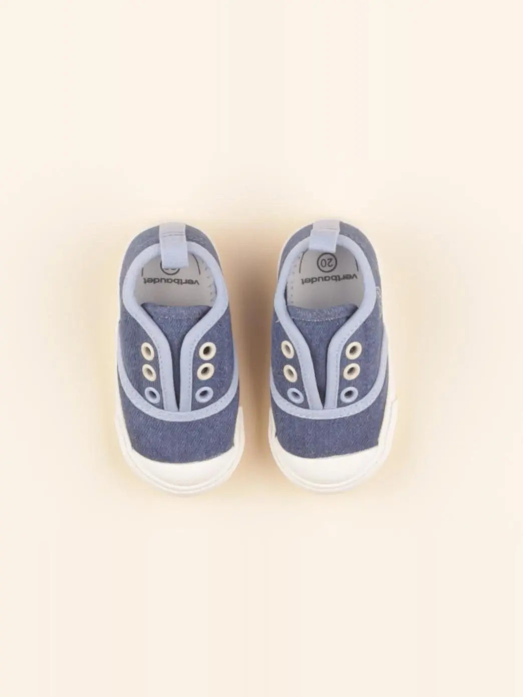 Vertbaudet - tennis élastiqué bleu - pointure 20